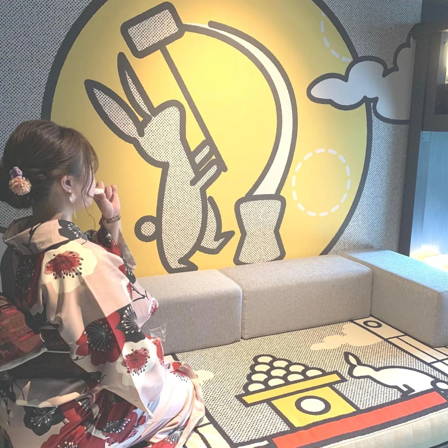 Decorative detail in HOTEL TAVINOS Kyoto