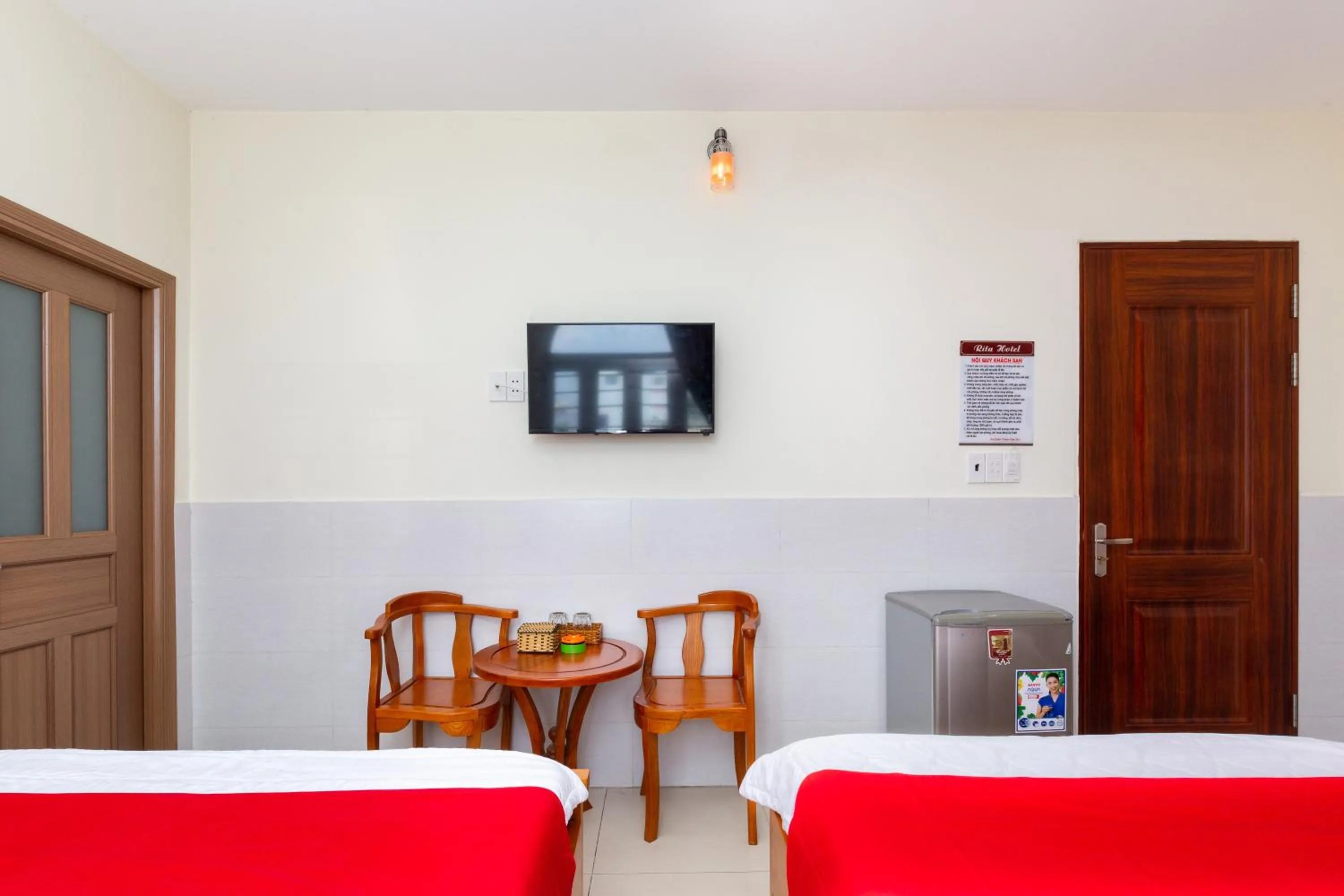 Bed in Rita Hotel Gò Vấp gần Bệnh Viện 175