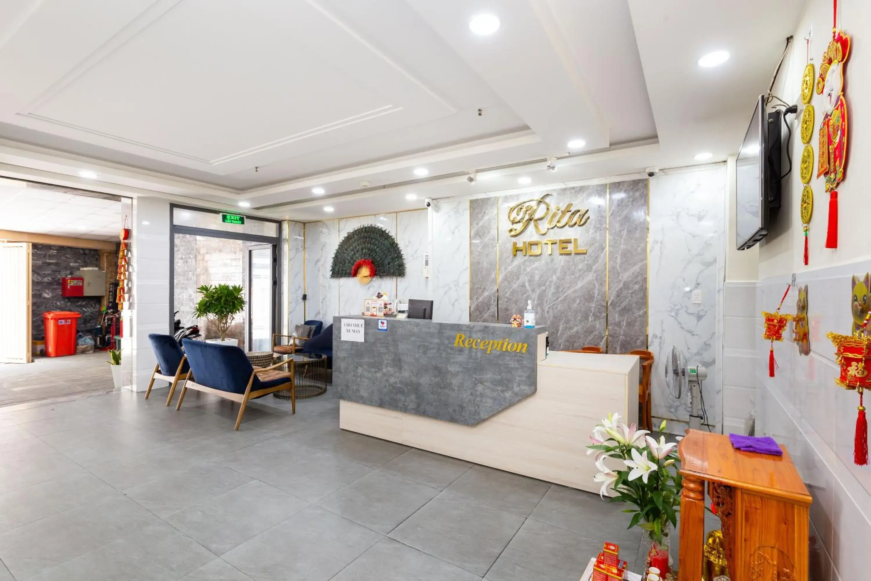 Lobby or reception in Rita Hotel Gò Vấp gần Bệnh Viện 175 Lobby or reception in Rita Hotel Gò Vấp gần Bệnh Viện 175