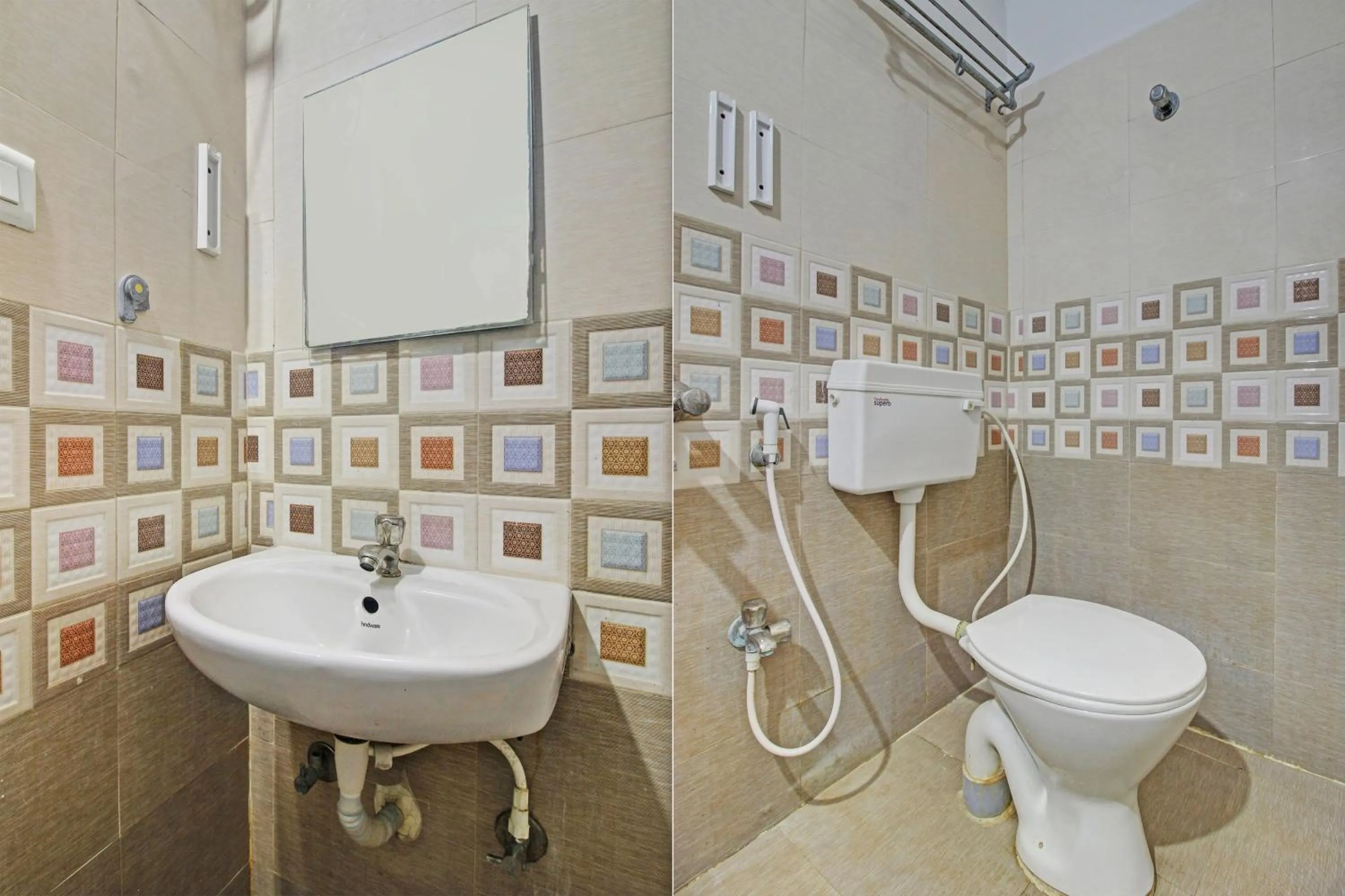 Bathroom in Hotel O Qualia Miyapur