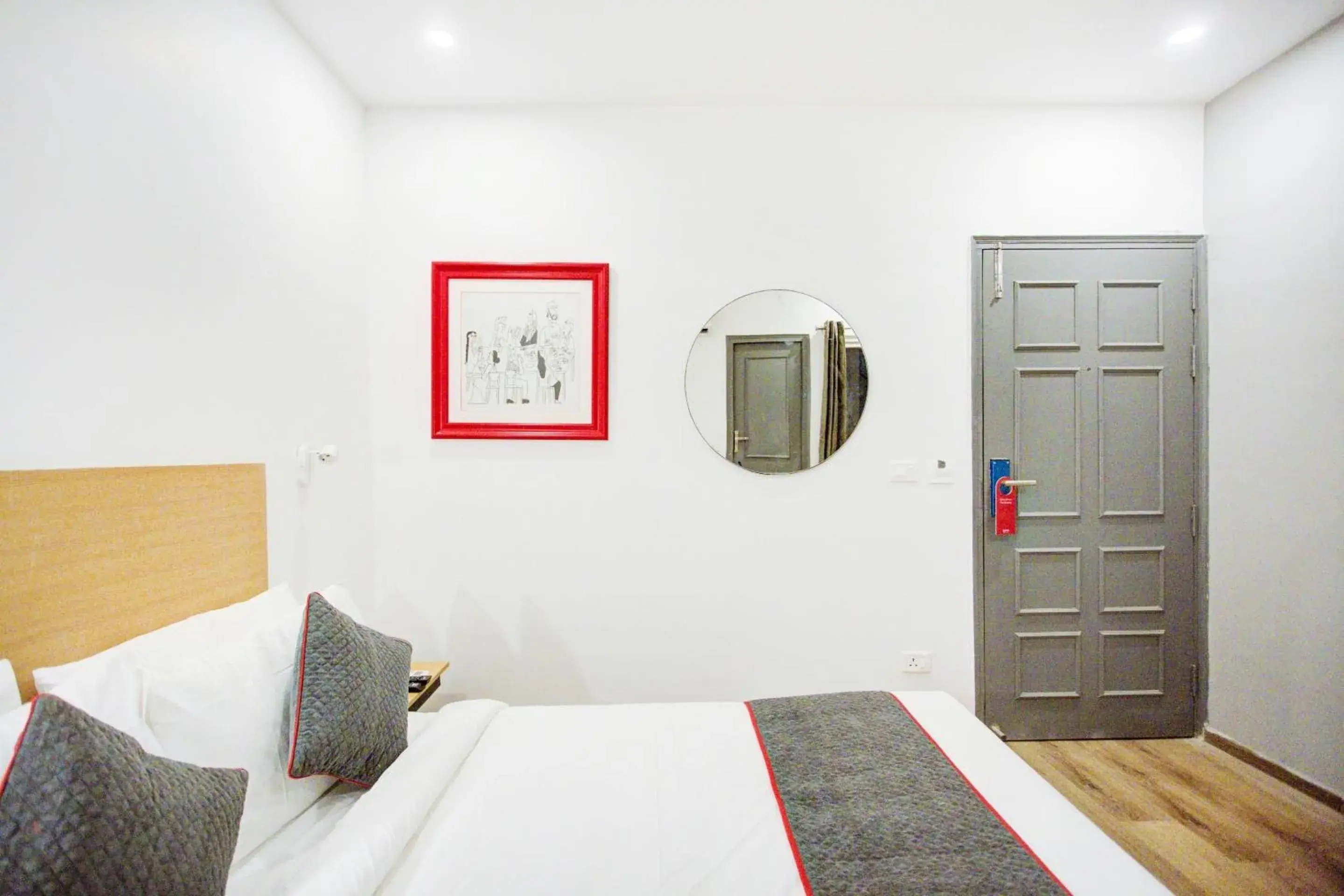 Bedroom, Bed in Super Townhouse Townhouse Atal Chowk Indirapuram Ghaziabad Bedroom, Bed in Super Townhouse Townhouse Atal Chowk Indirapuram Ghaziabad