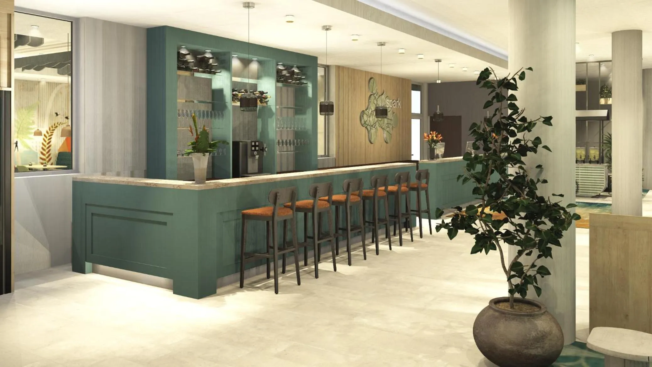 Lounge or bar in Spark by Hilton Essen City Centre