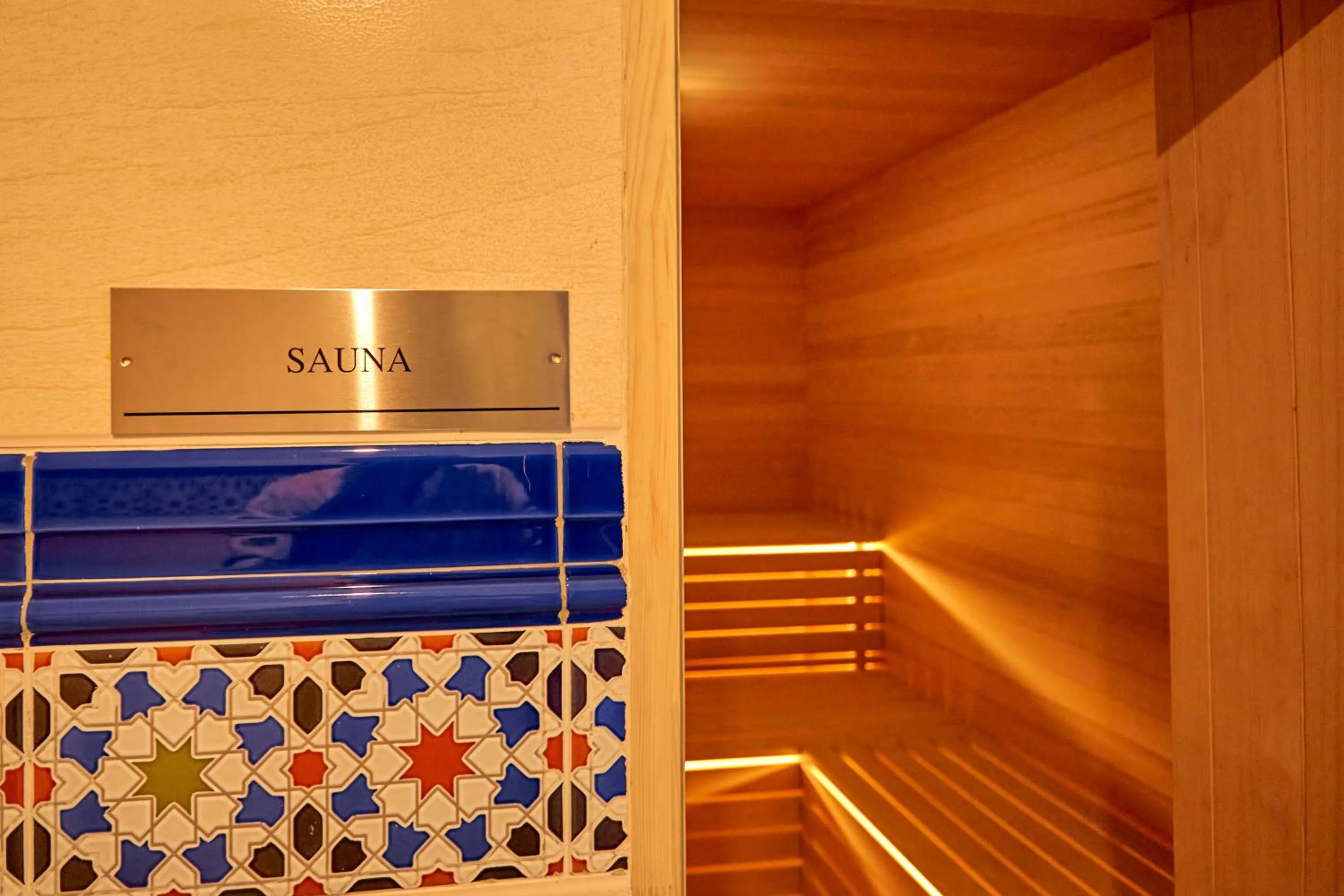 Sauna in Goma Serena Hotel