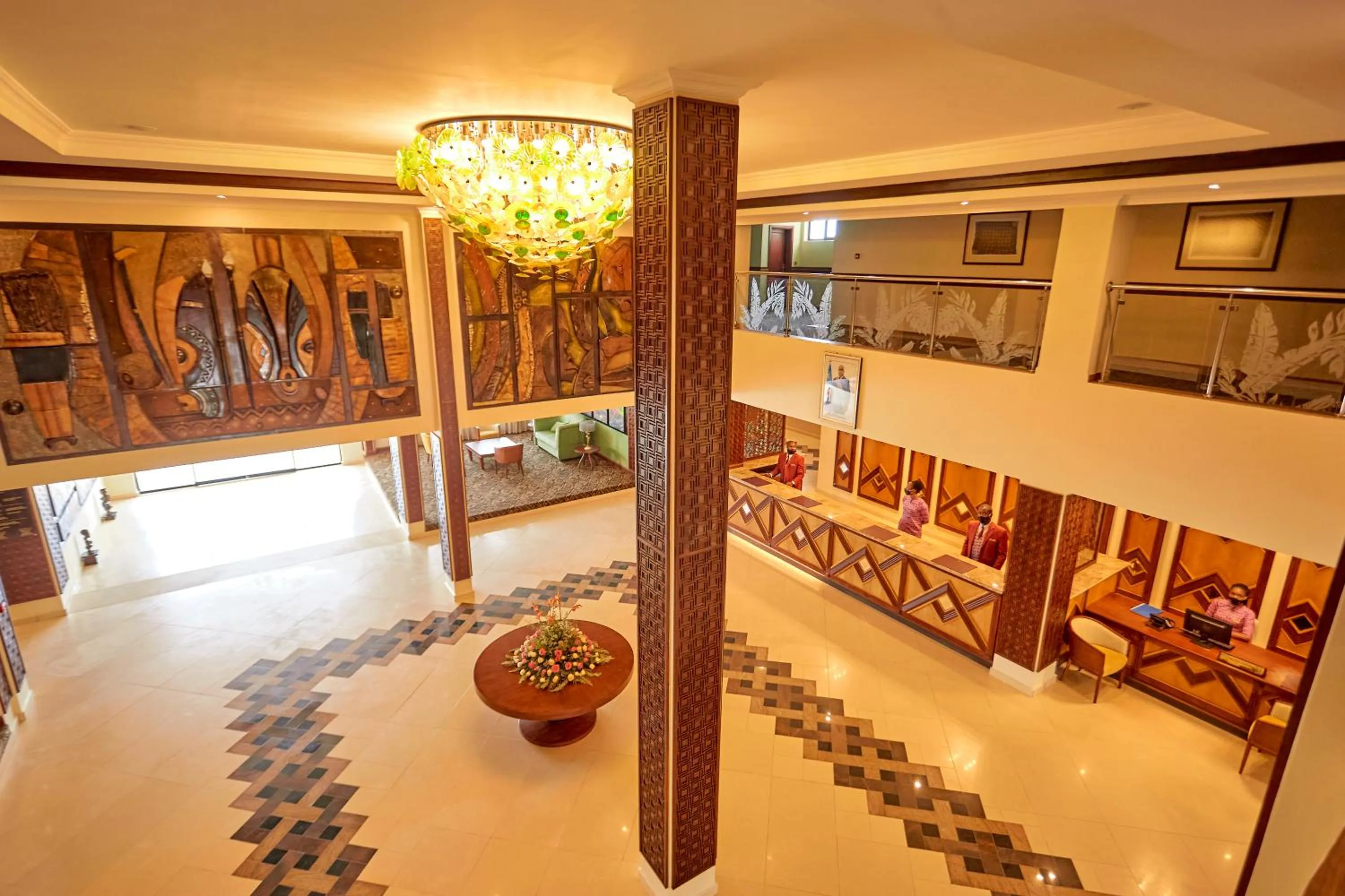 Lobby or reception in Goma Serena Hotel