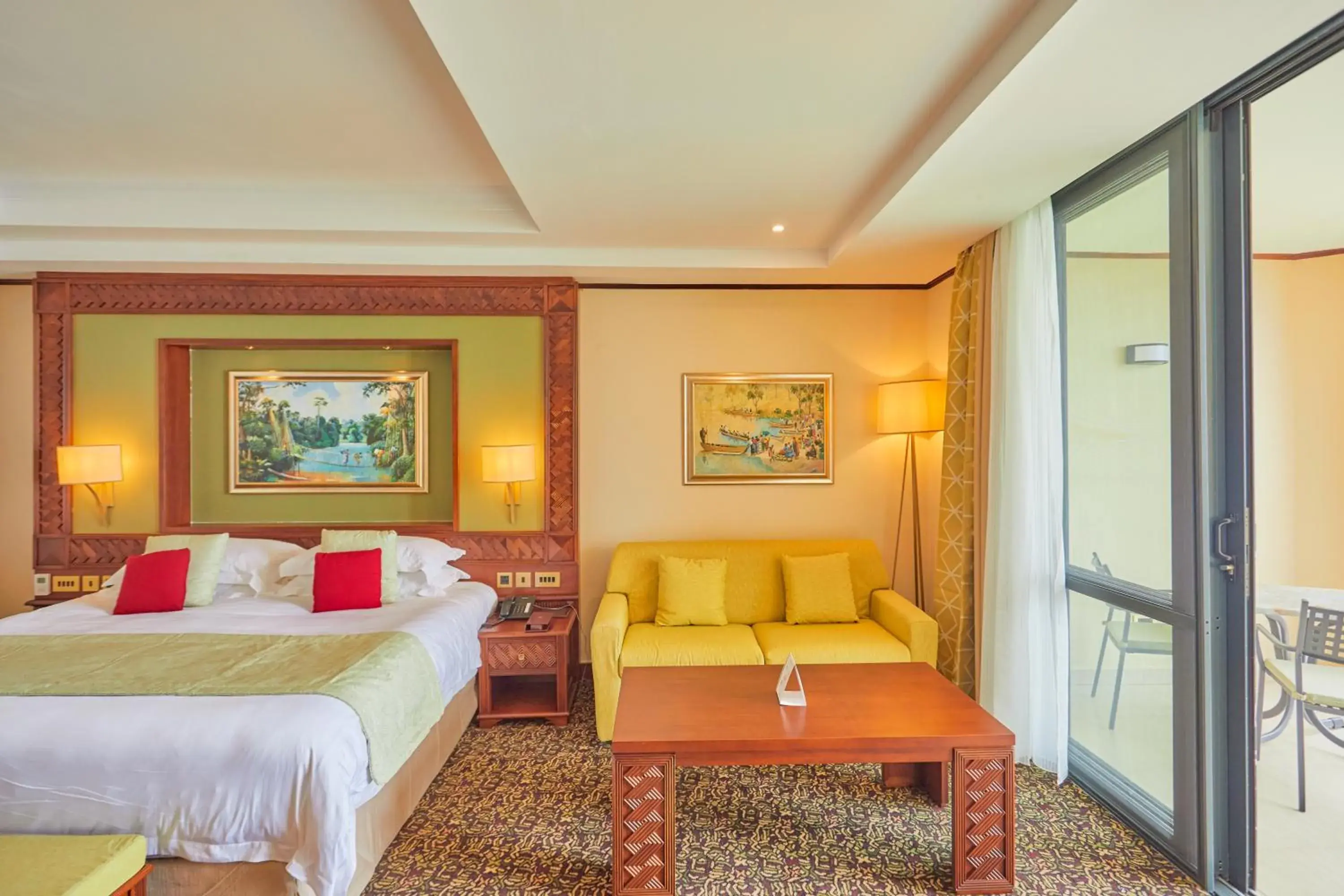 Seating area, Bed in Goma Serena Hotel Seating area, Bed in Goma Serena Hotel