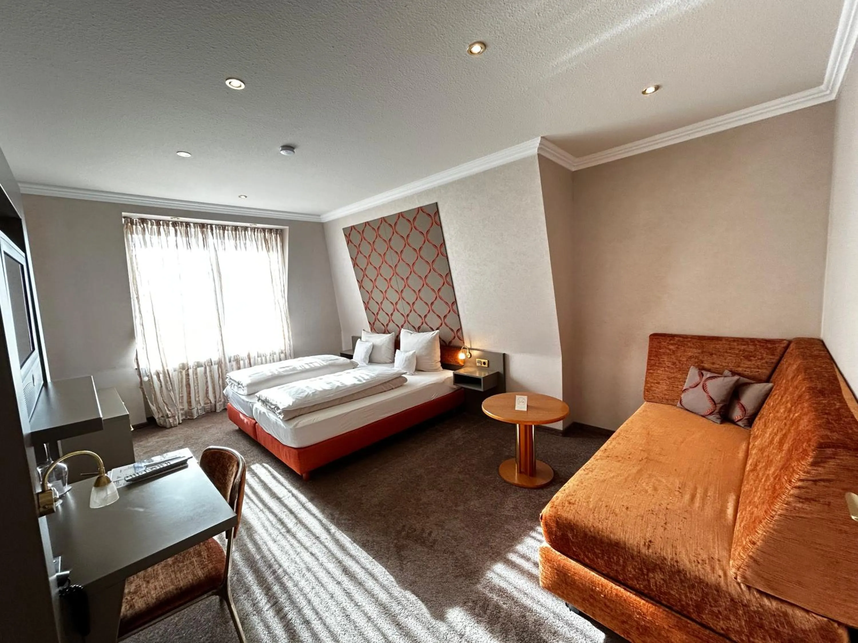 Bed in Hotel Im Engel