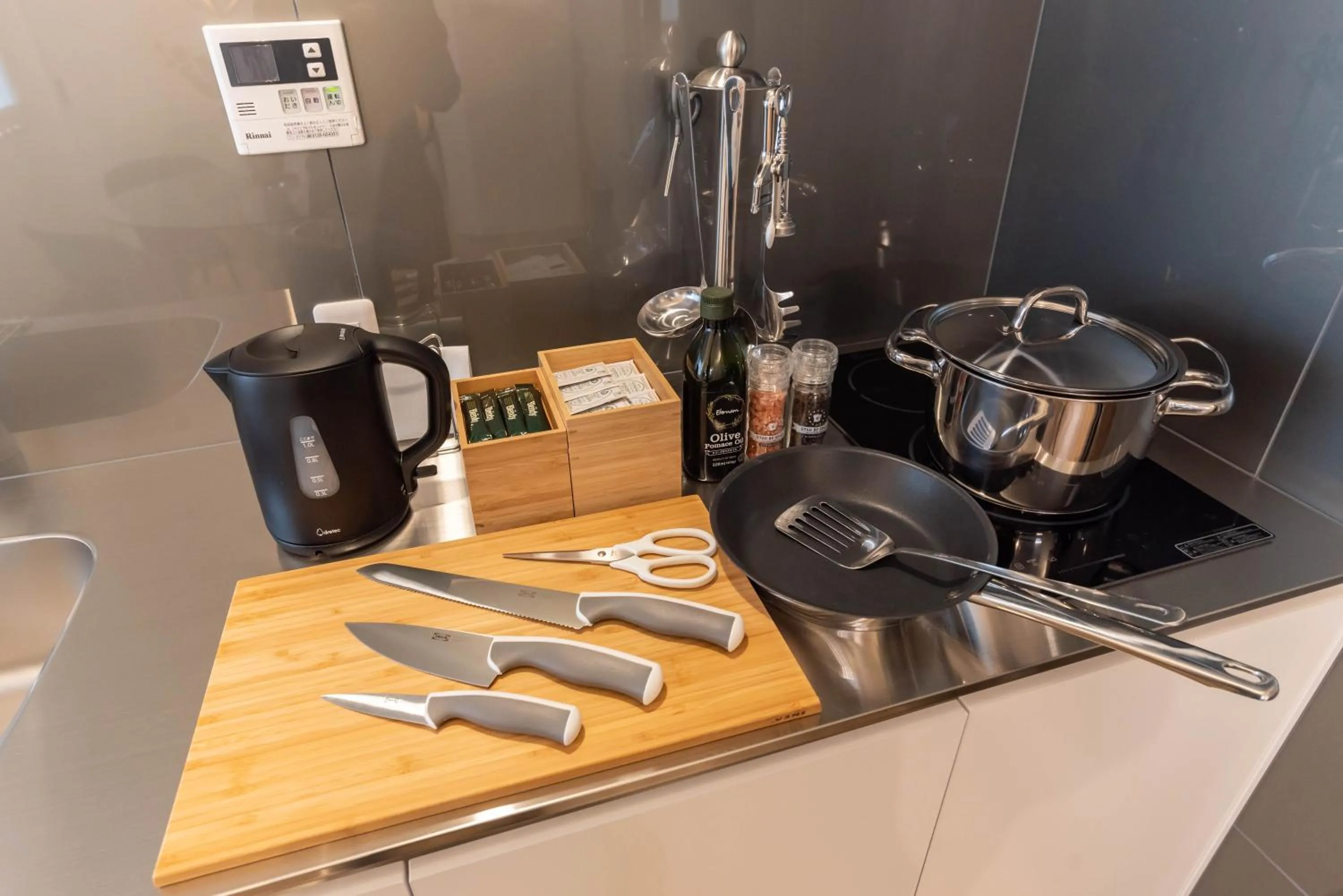Kitchen or kitchenette in Alla Scuderia Bijou Suites