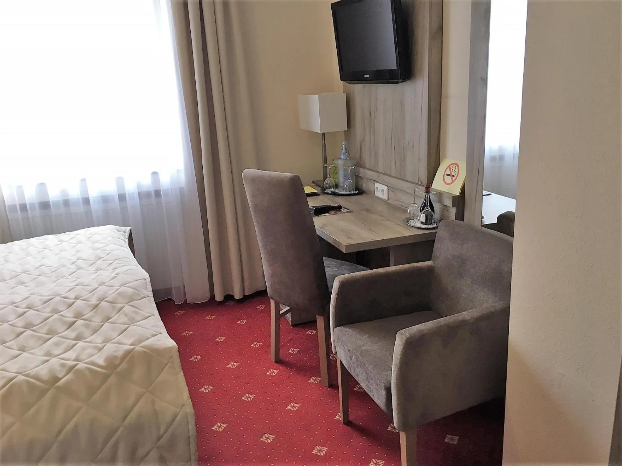 Bed in Hotel Rosengarten