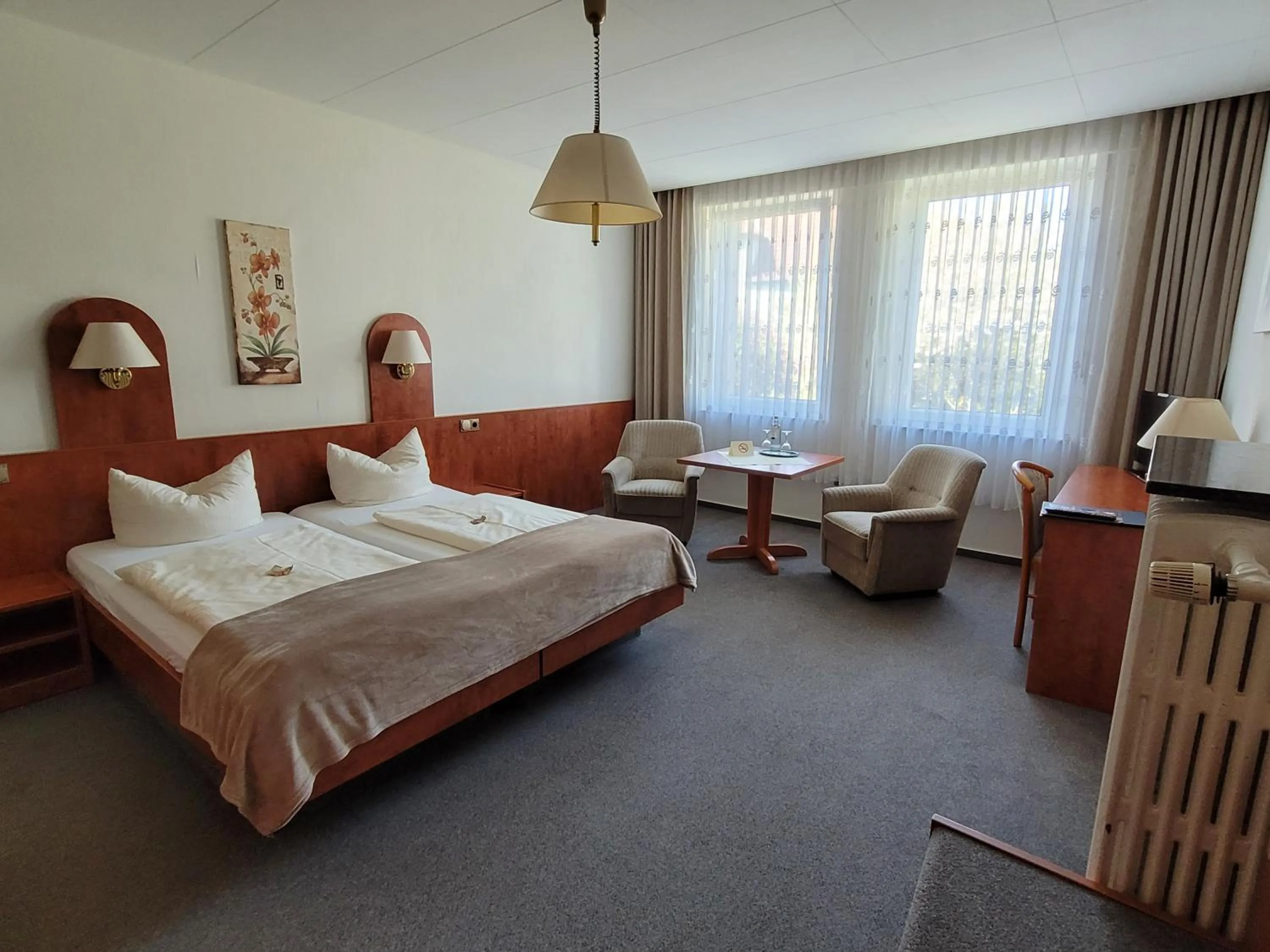 Bed in Hotel Rosengarten