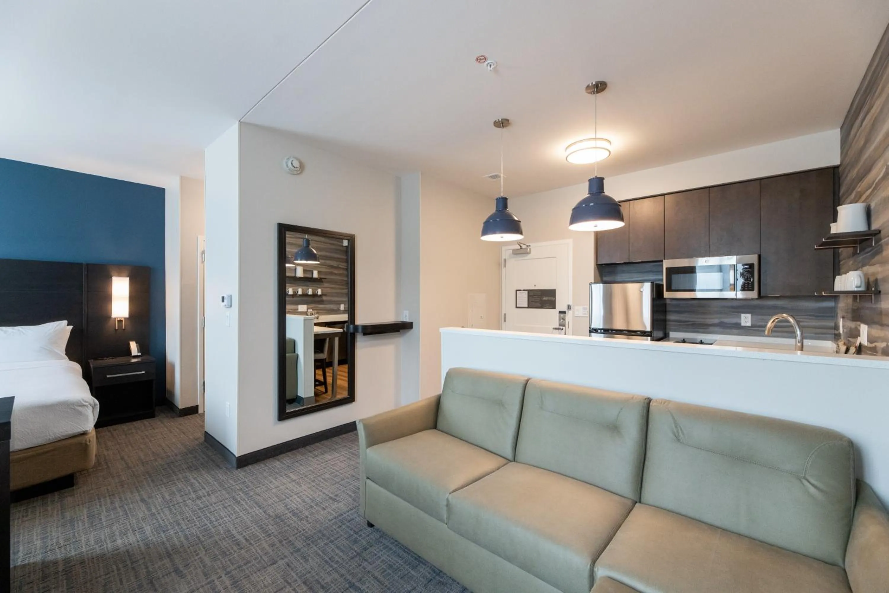 Living room, Bed in Residence Inn by Marriott Fort Worth Southwest