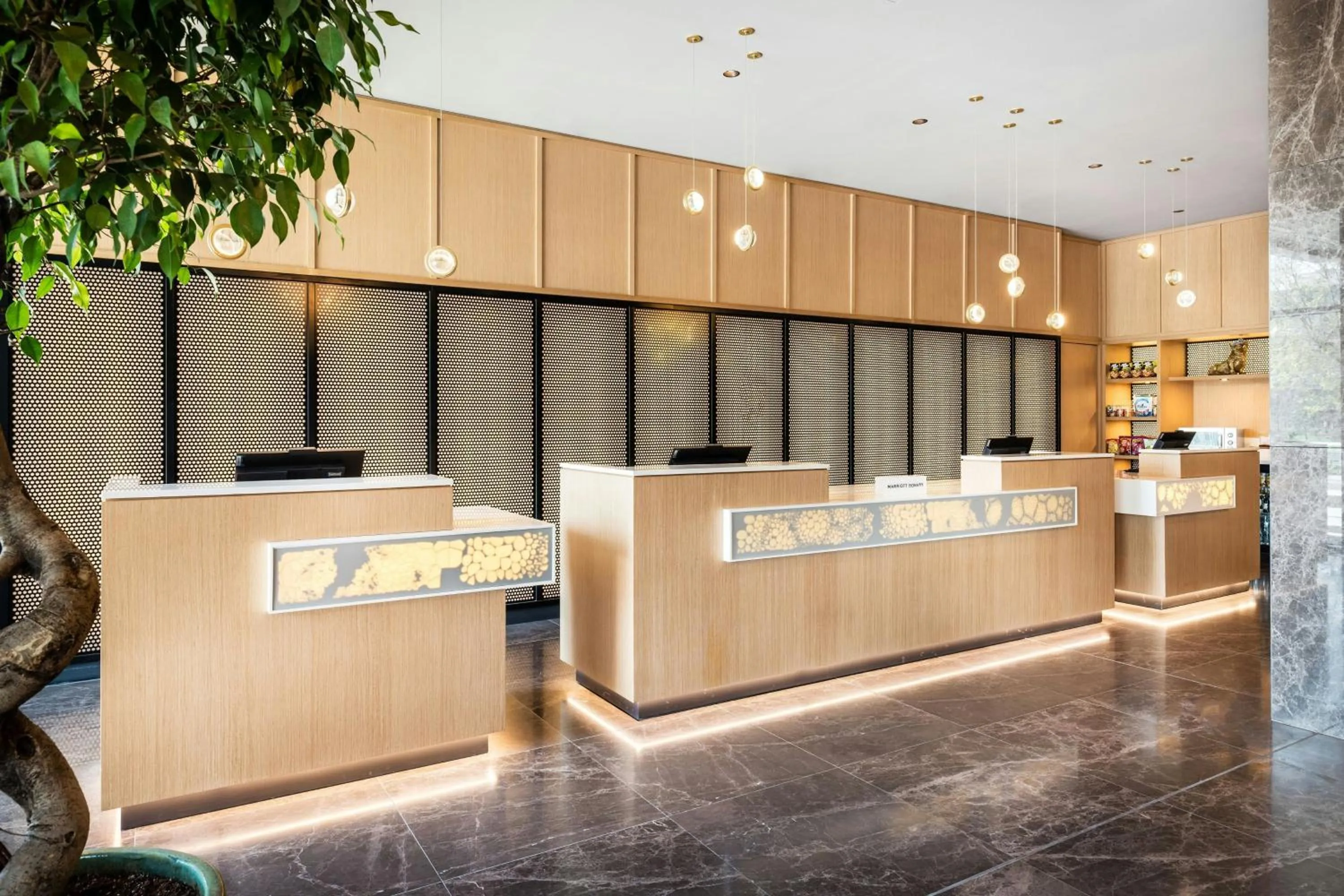 Lobby or reception in Courtyard by Marriott Baku