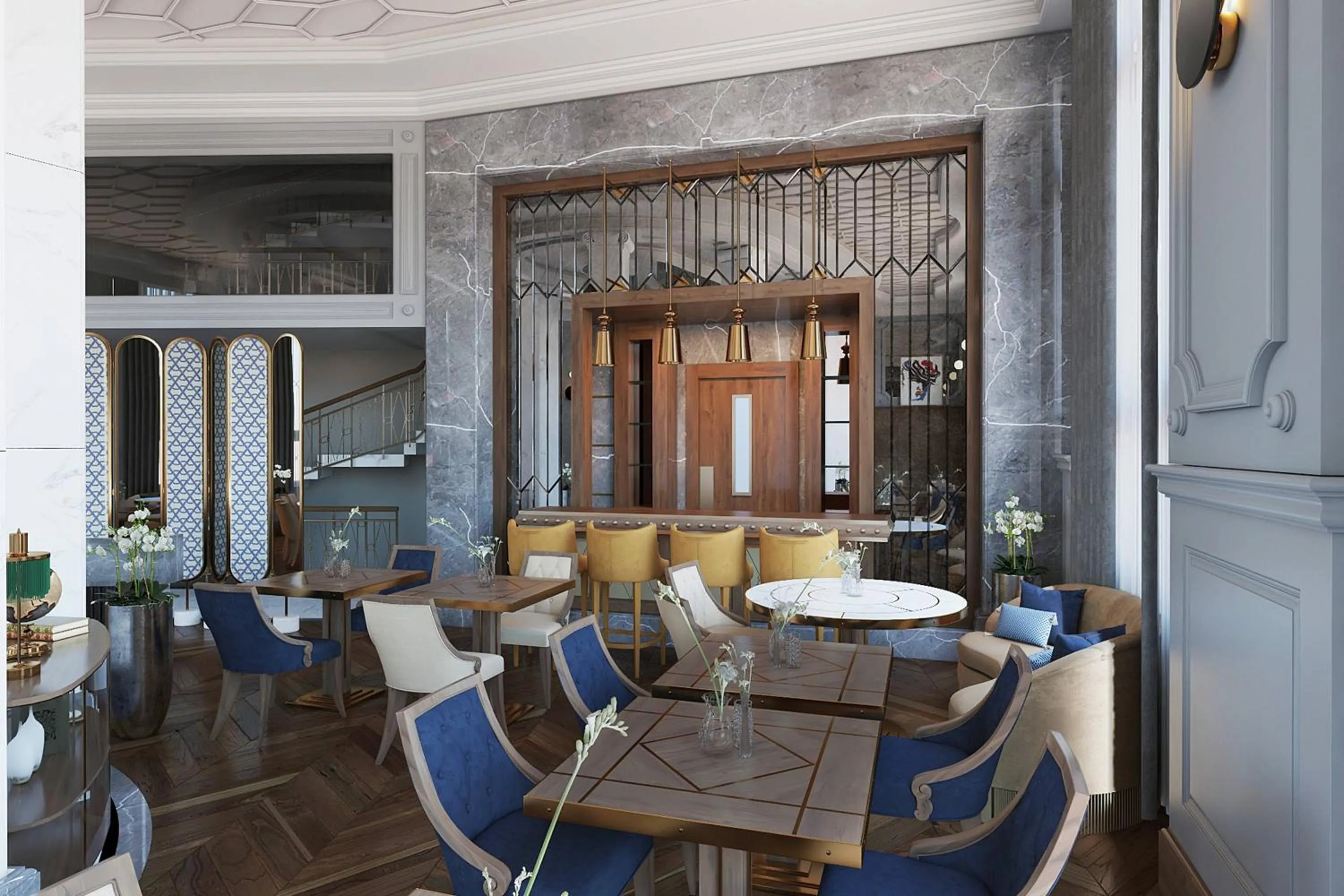 Lobby or reception in Orientbank Hotel Istanbul, Autograph Collection