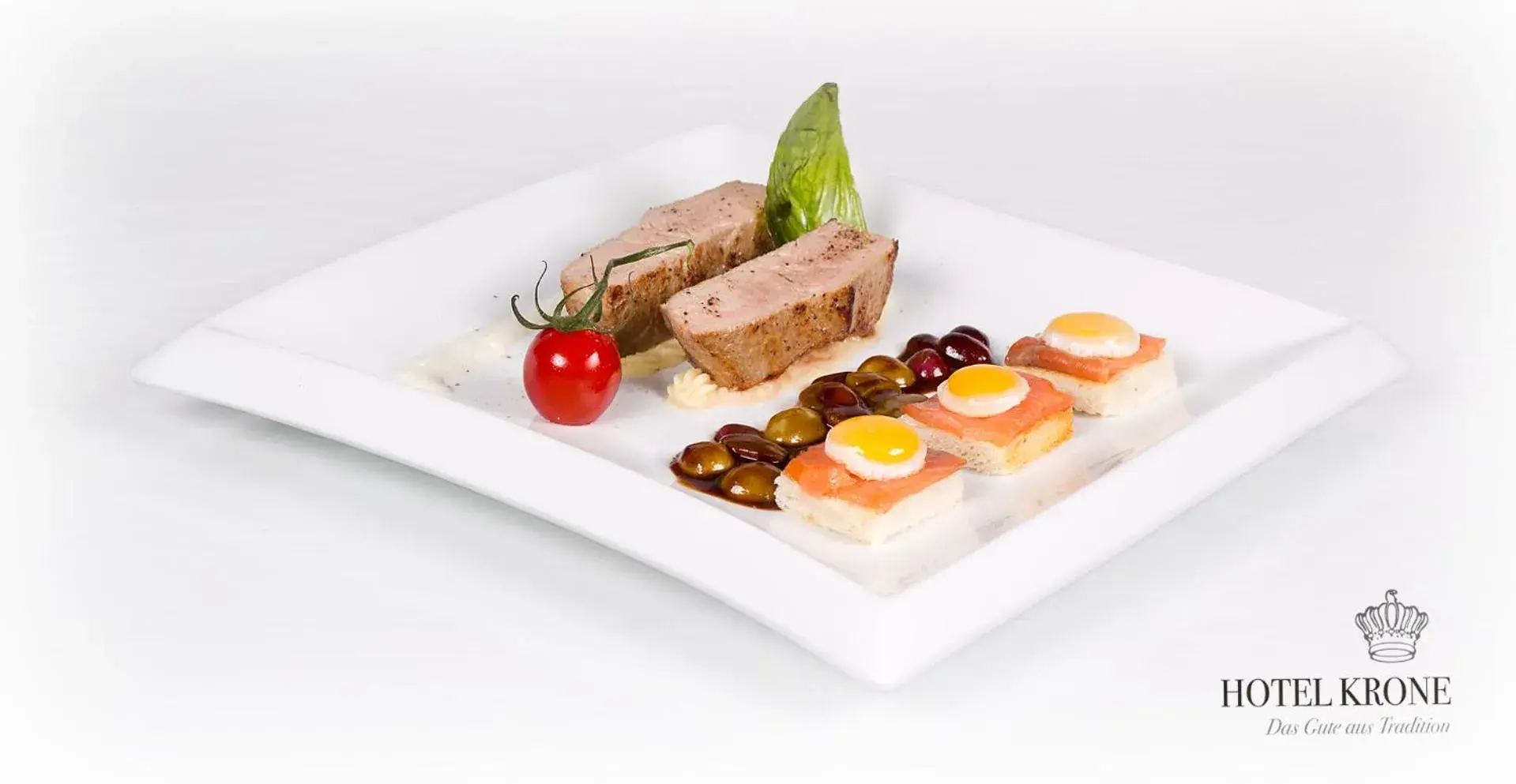 Food close-up in Hotel Krone Food close-up in Hotel Krone