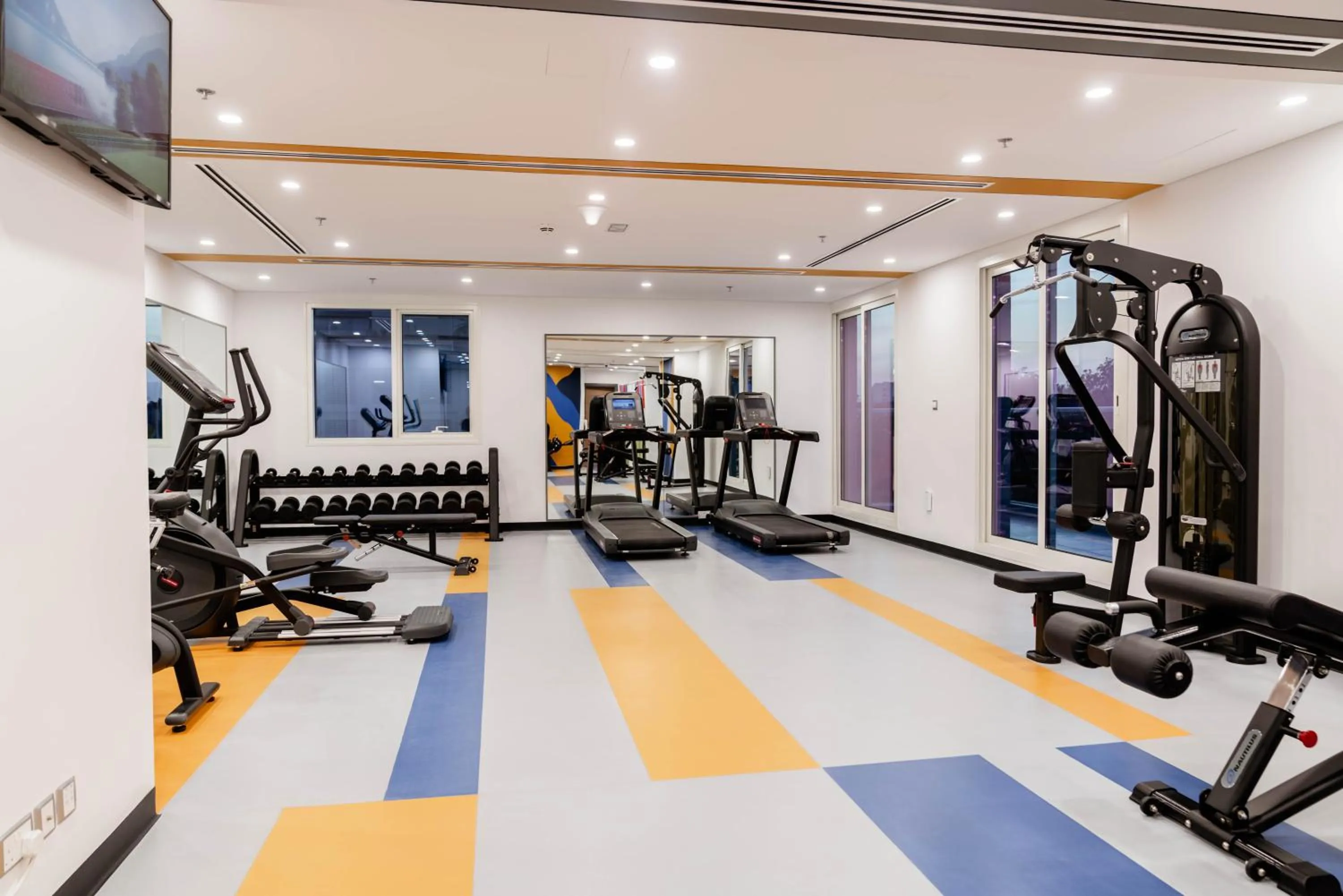 Fitness centre/facilities in Resivation Hotel