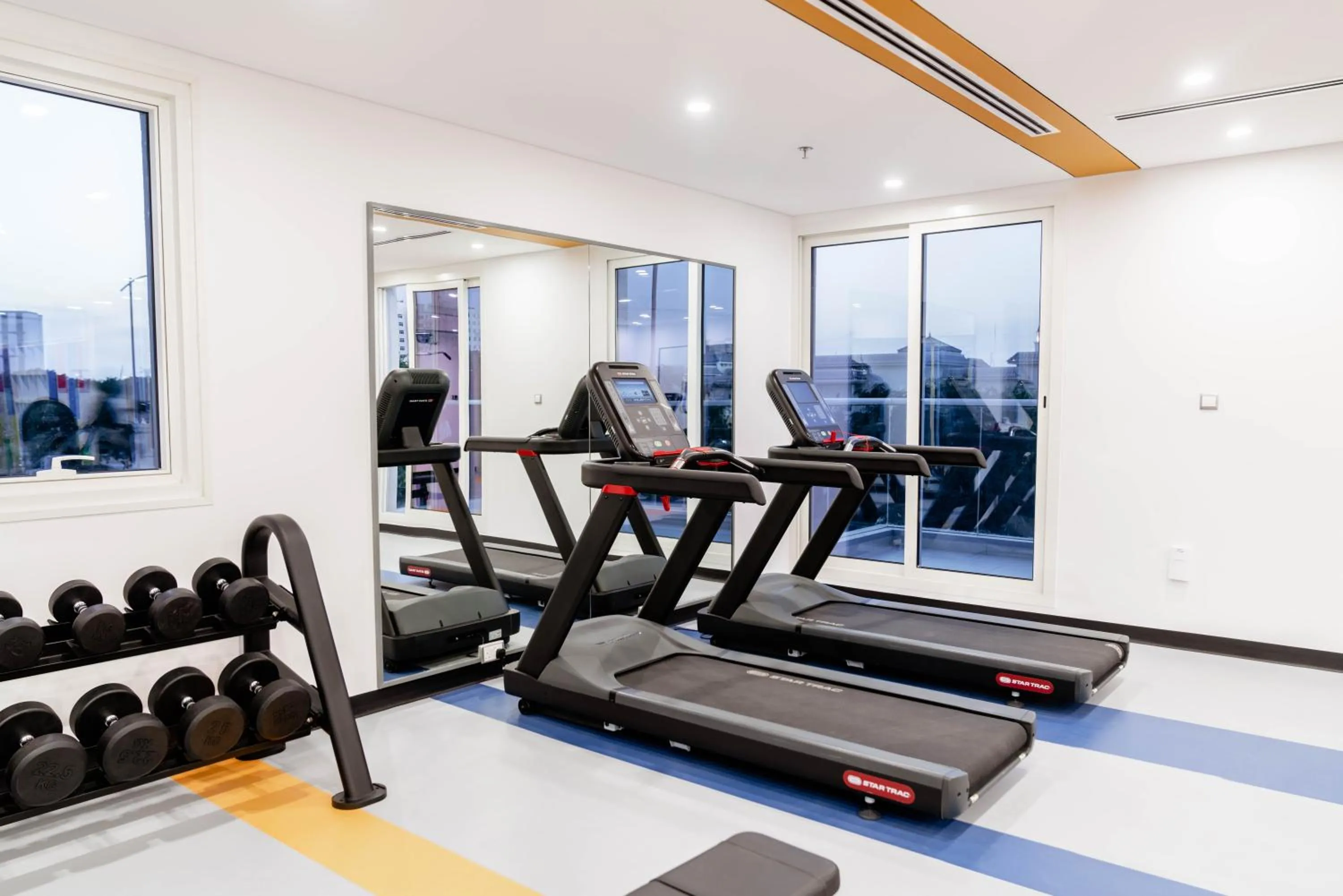 Fitness centre/facilities in Resivation Hotel