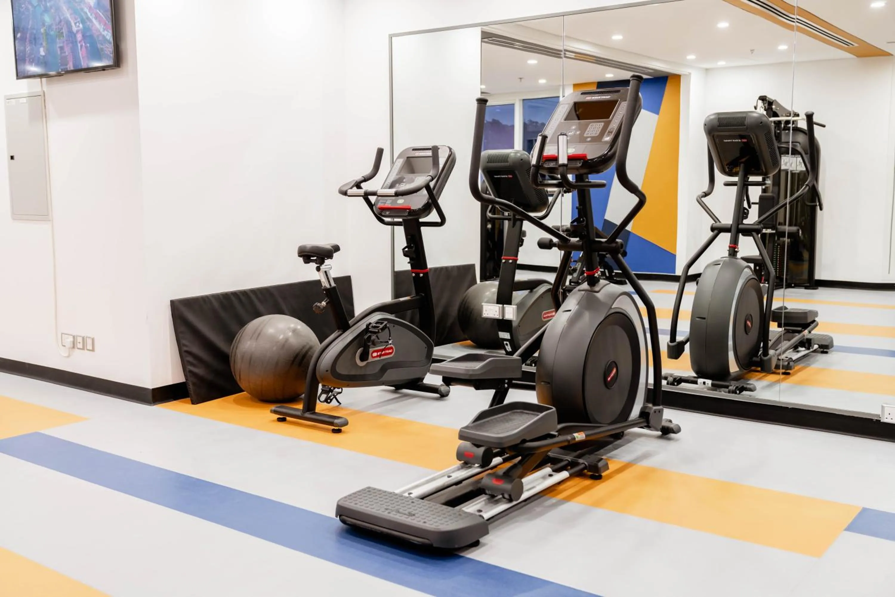 Fitness centre/facilities in Resivation Hotel