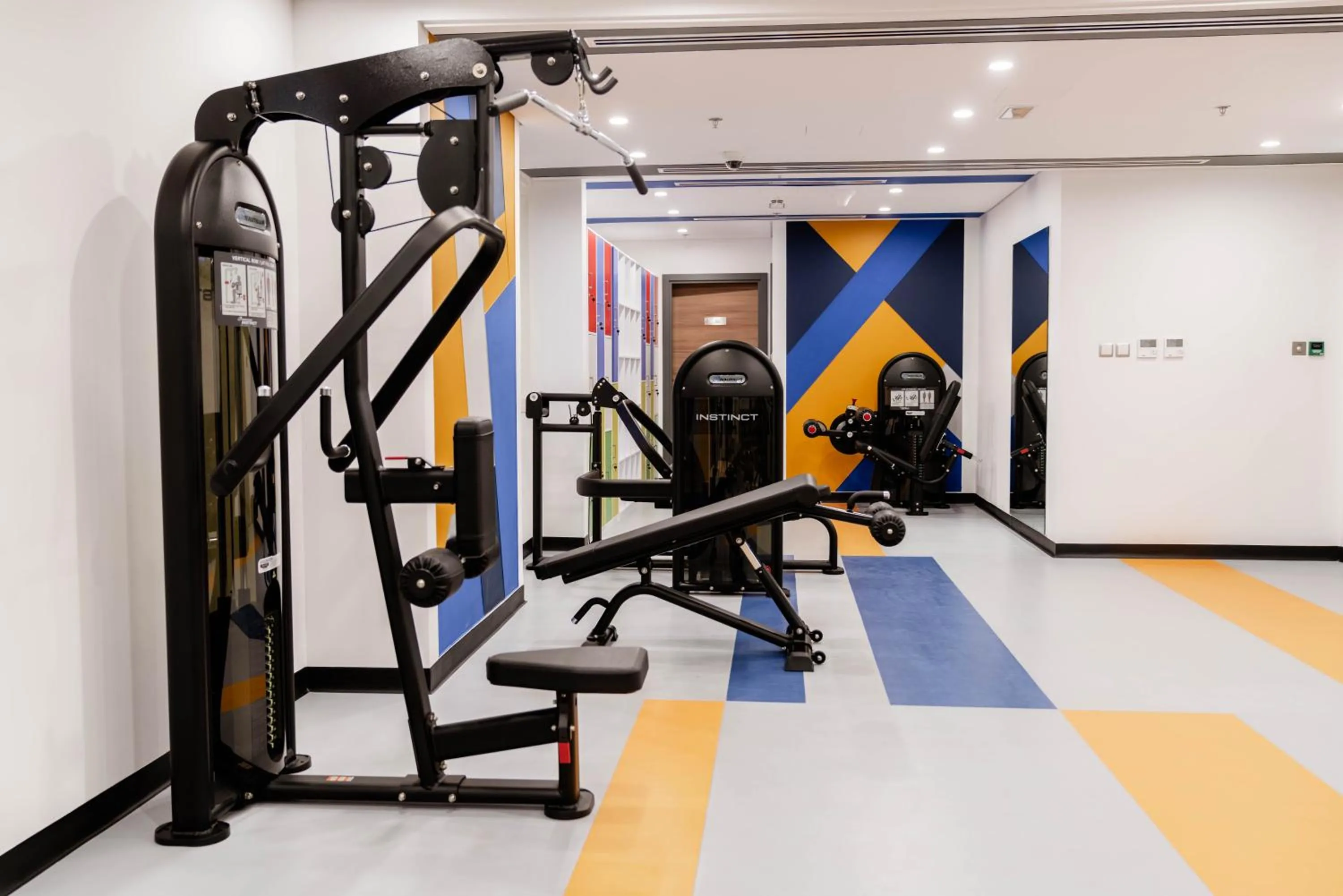 Fitness centre/facilities in Resivation Hotel