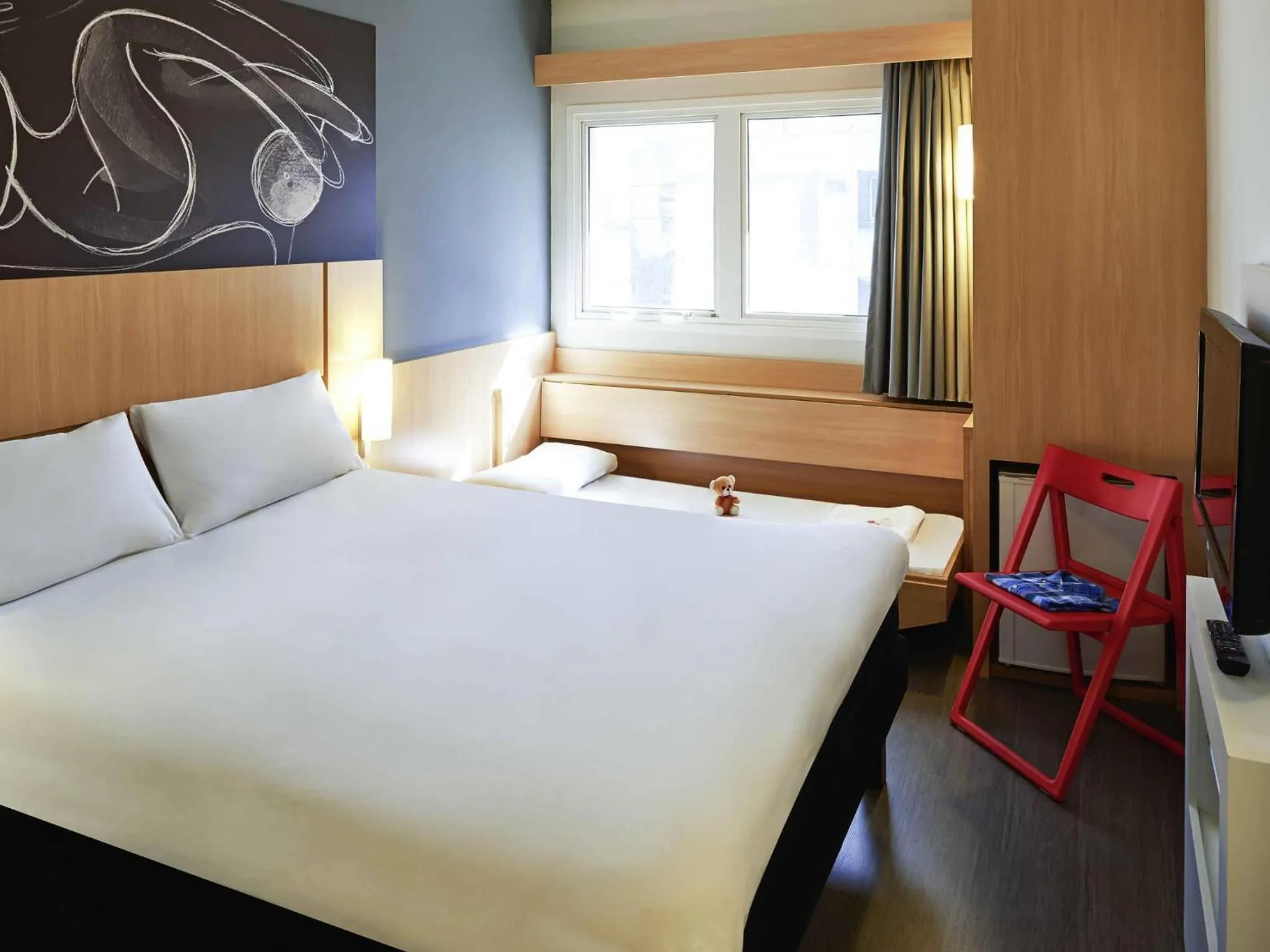 Bedroom, Bed in ibis Goiânia