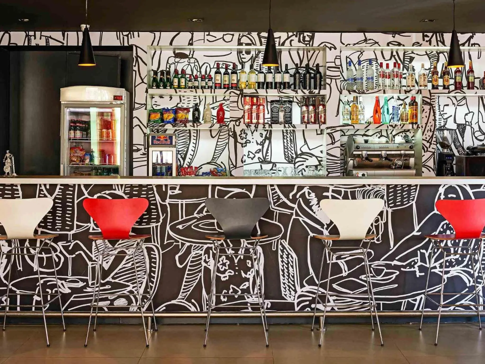Lounge or bar in ibis Goiânia