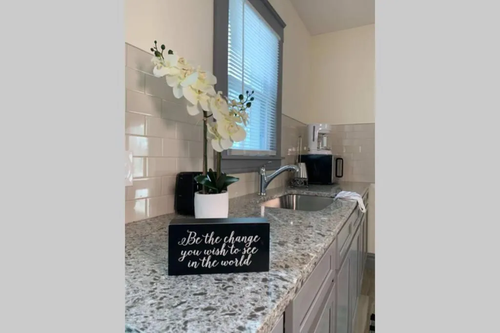 Kitchen or kitchenette in The Hennepin House- With Private Yard & Parking, Minutes From Falls & Casino by Niagara Hospitality