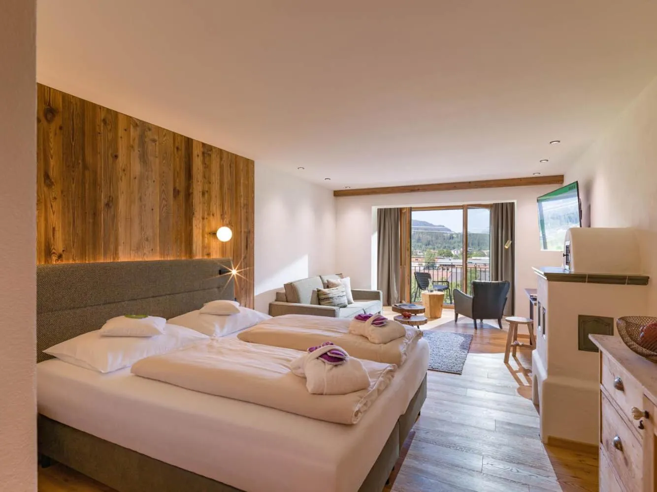 Bed in Hotel Penzinghof