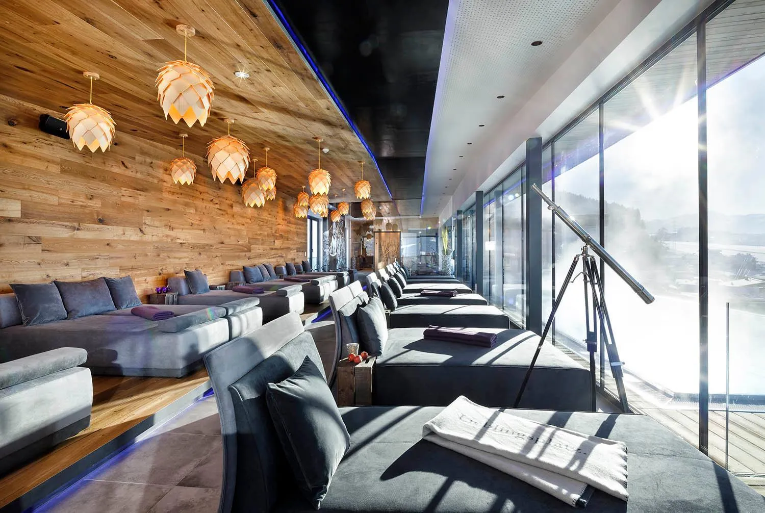 Seating area in Hotel Penzinghof