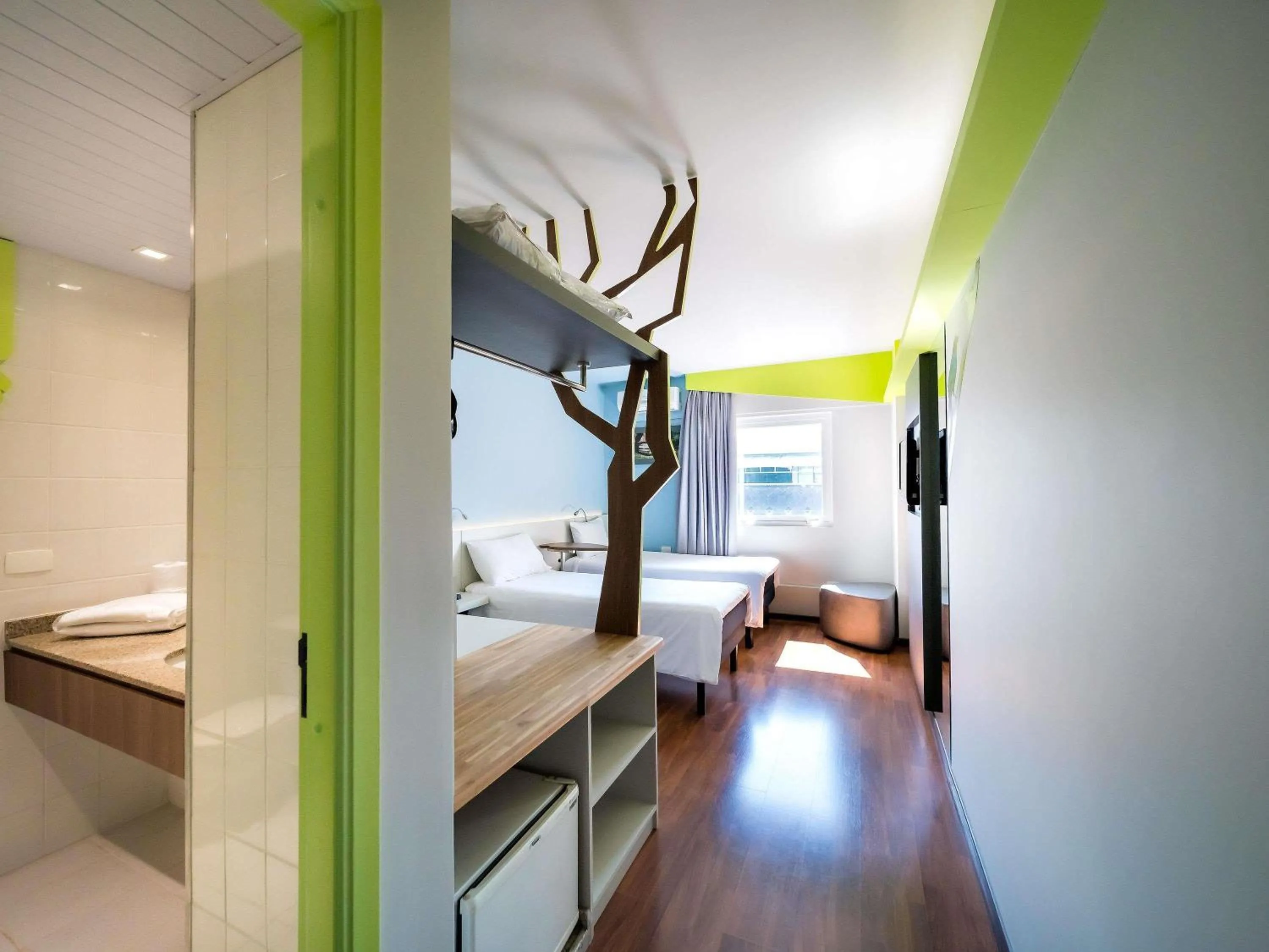 Bedroom, Bed in ibis Styles Curitiba Centro Civico