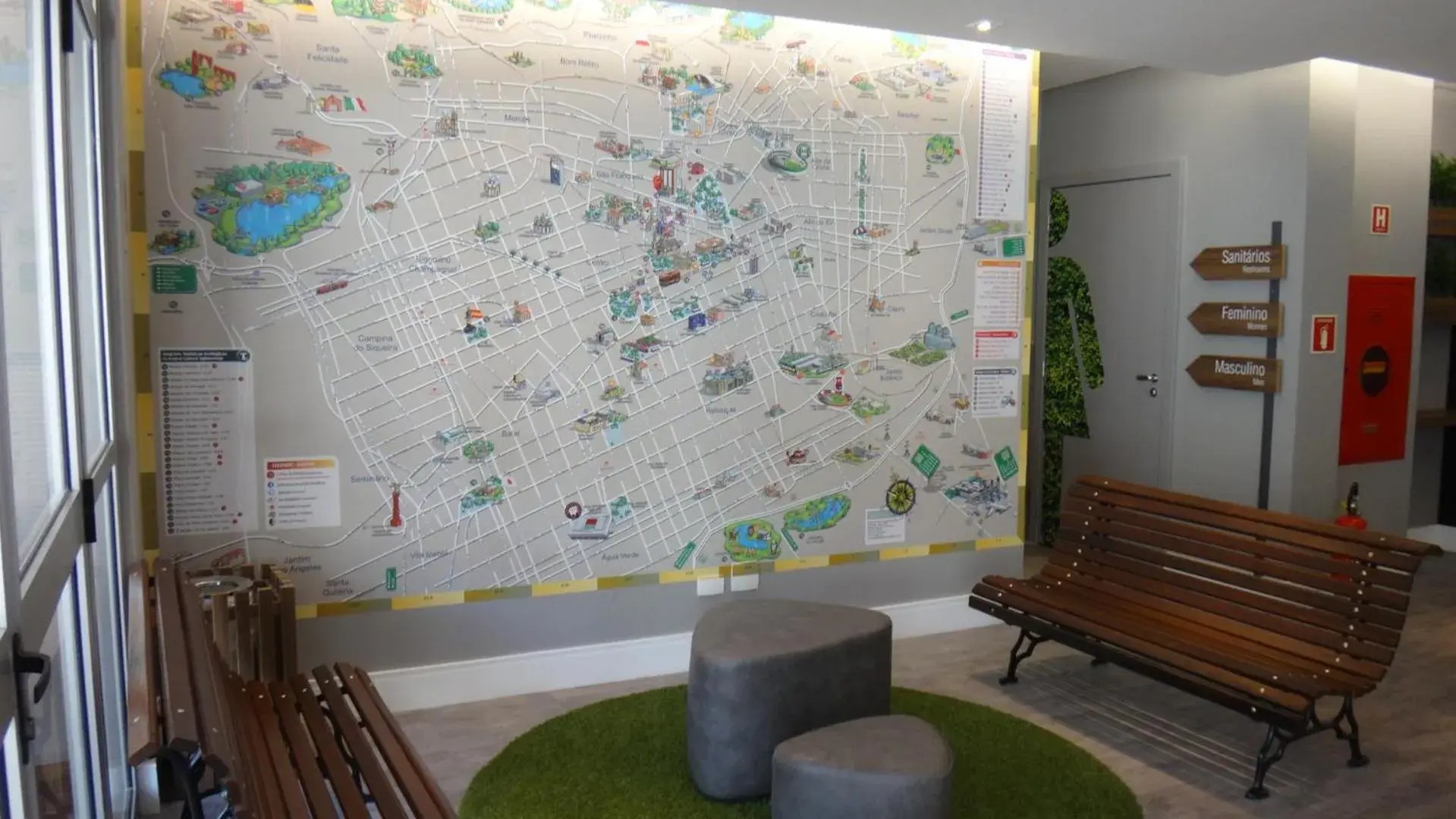 Lobby or reception in ibis Styles Curitiba Centro Civico Lobby or reception in ibis Styles Curitiba Centro Civico