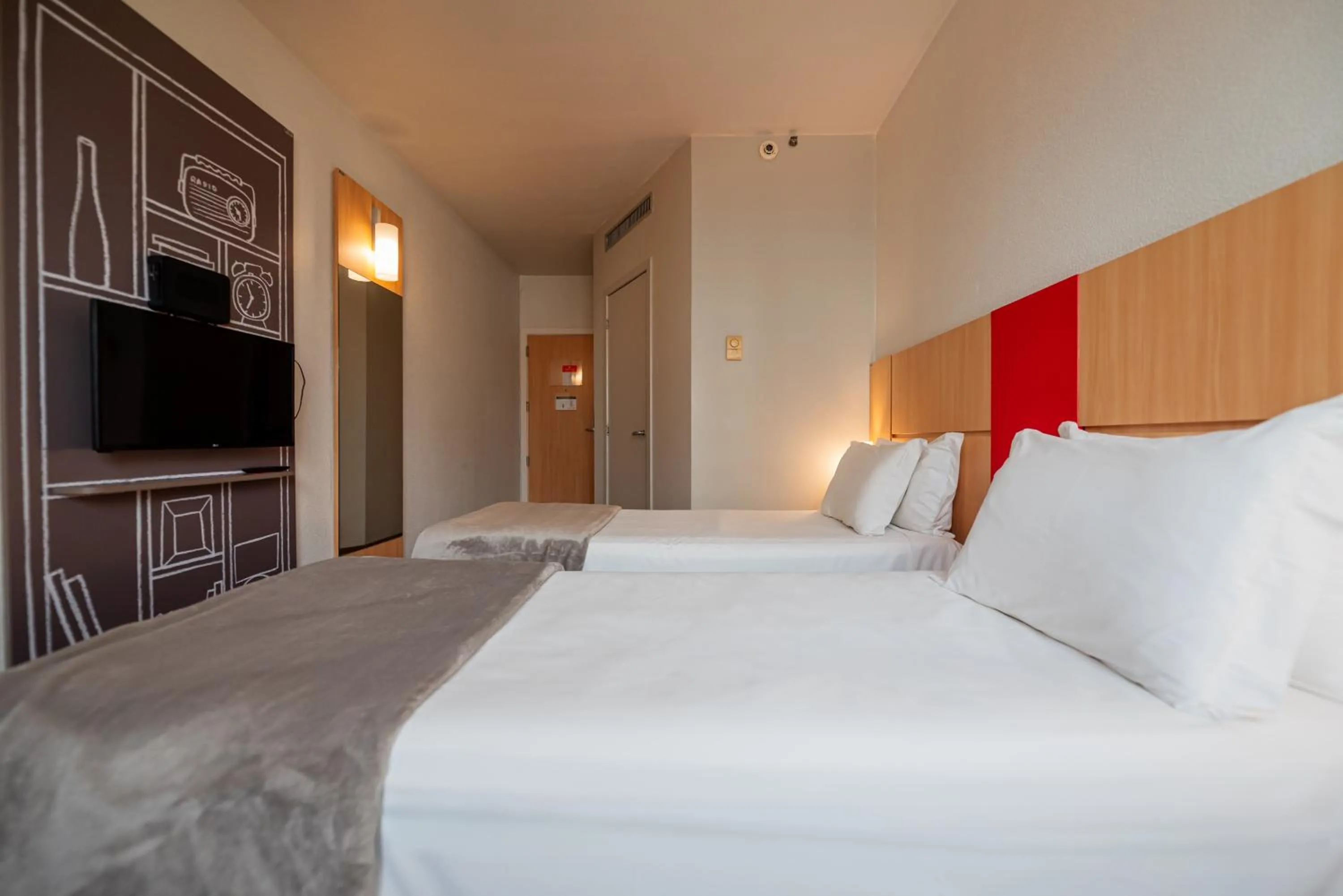 Bed in Ibis Florianopolis