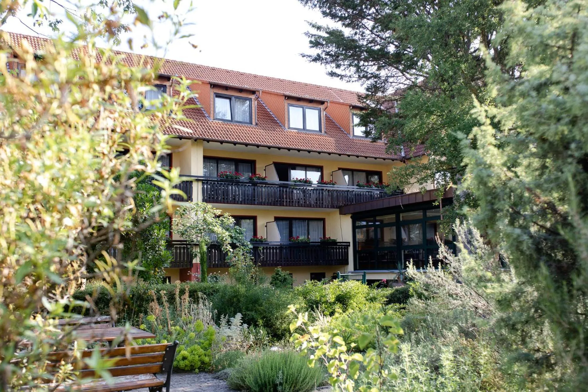Garden view in Hotel-Residenz Immenhof