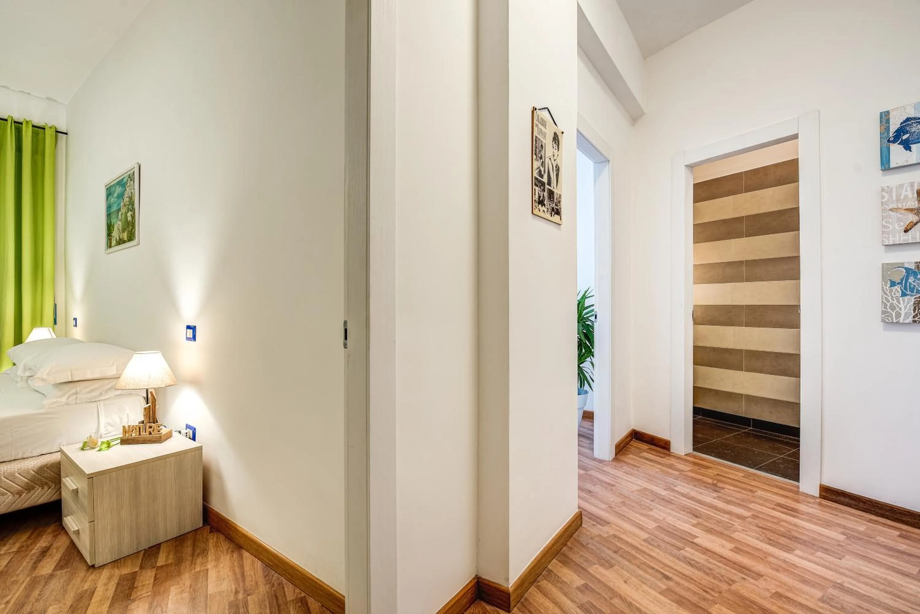 Bathroom, Bed in Living Times Apartment