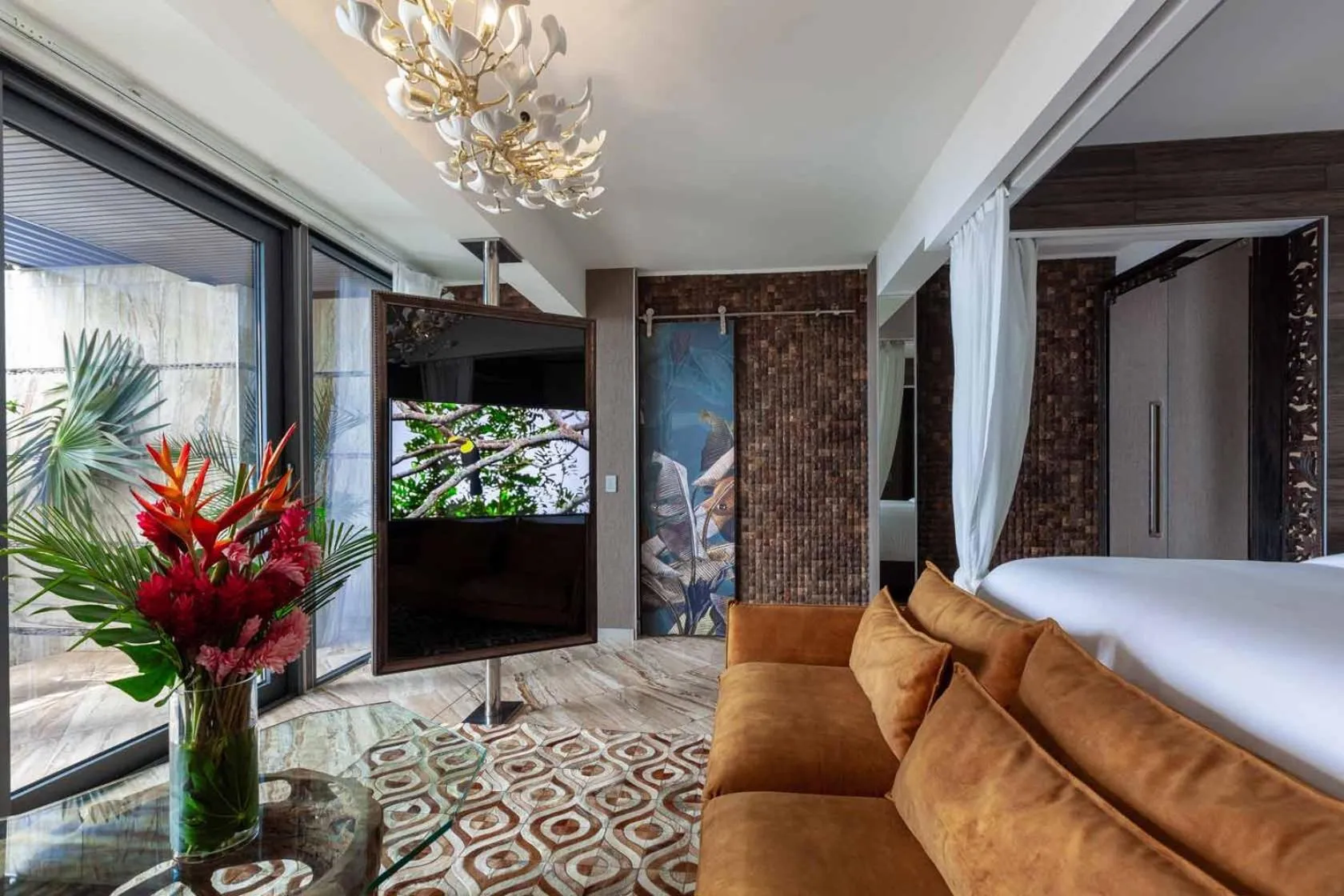 Bed in Makanda by The Sea Hotel Adults Only