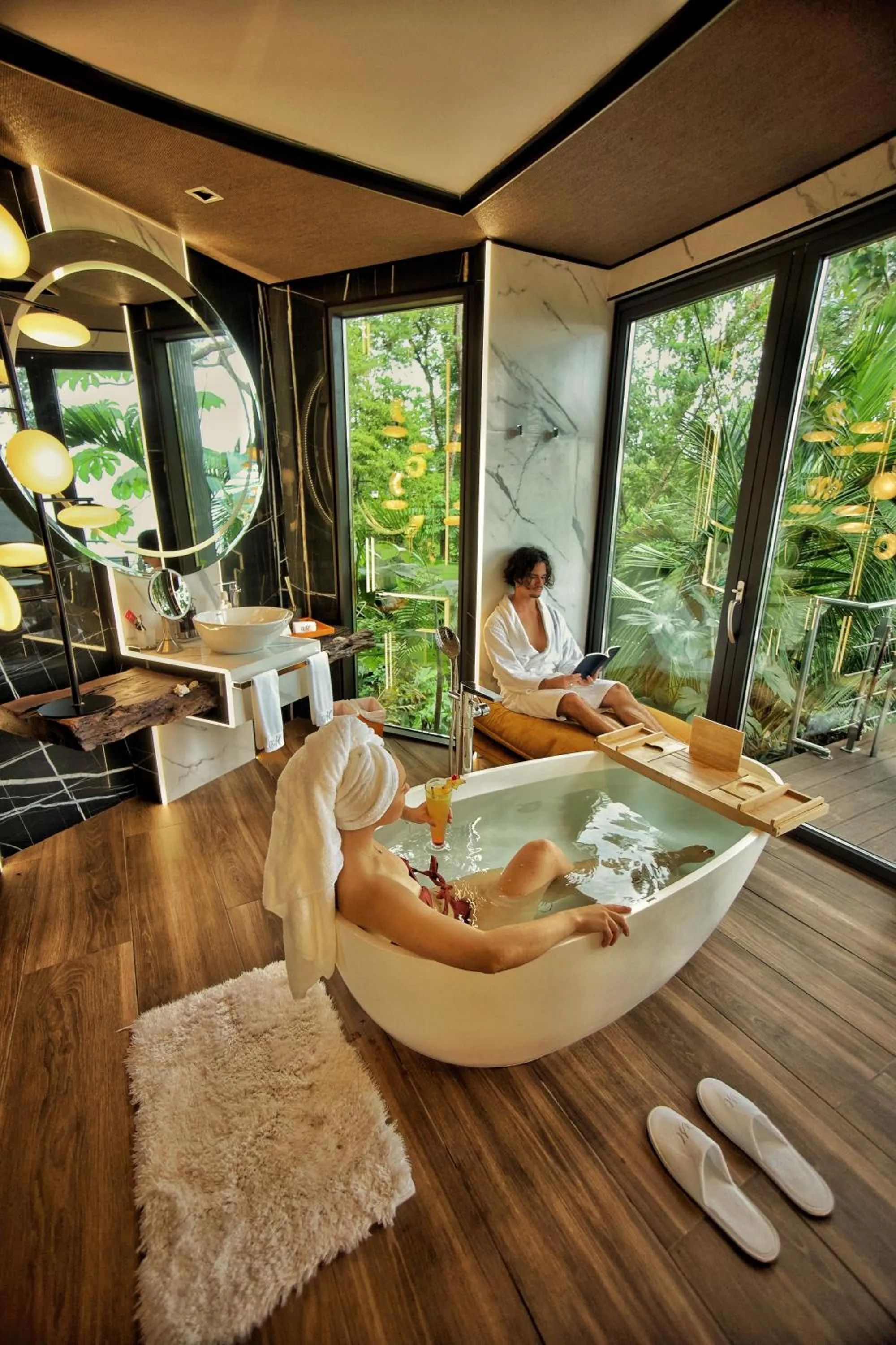 Bathroom in Makanda by The Sea Hotel Adults Only