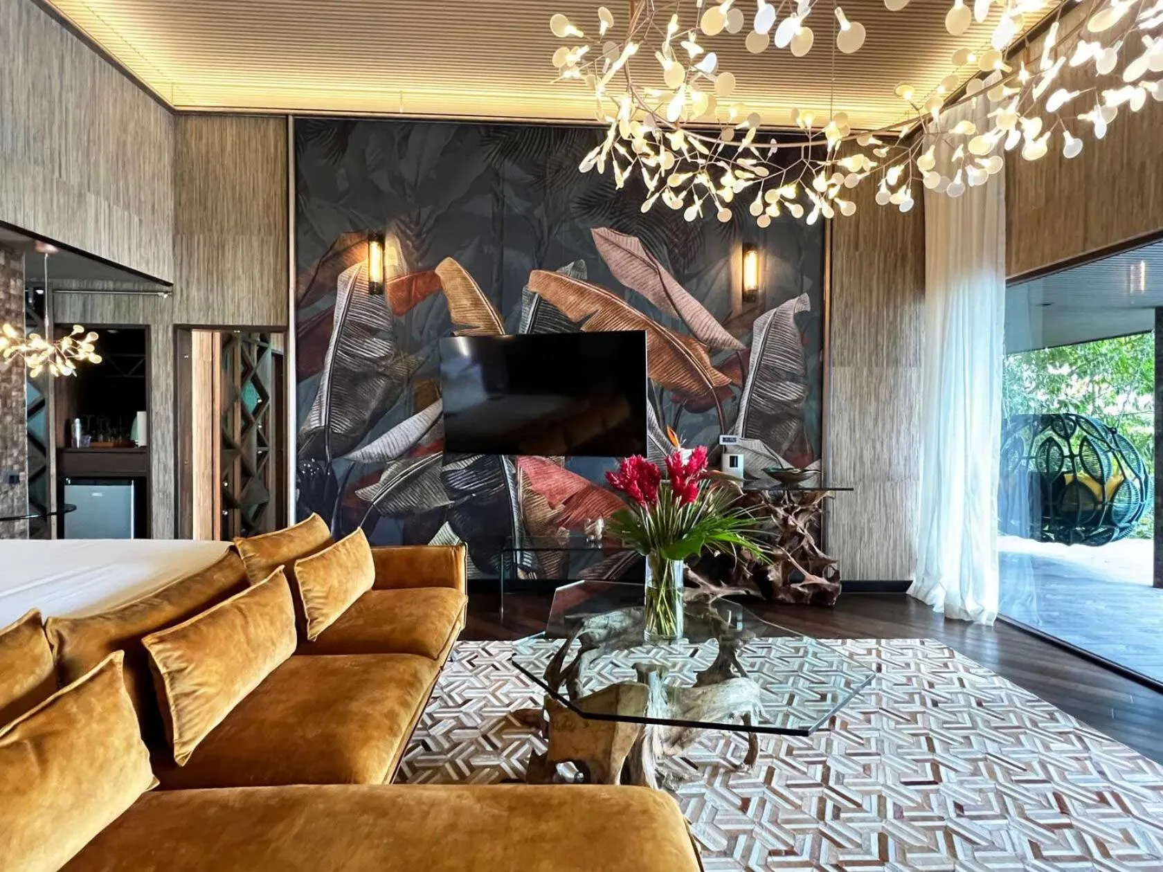 Living room in Makanda by The Sea Hotel Adults Only