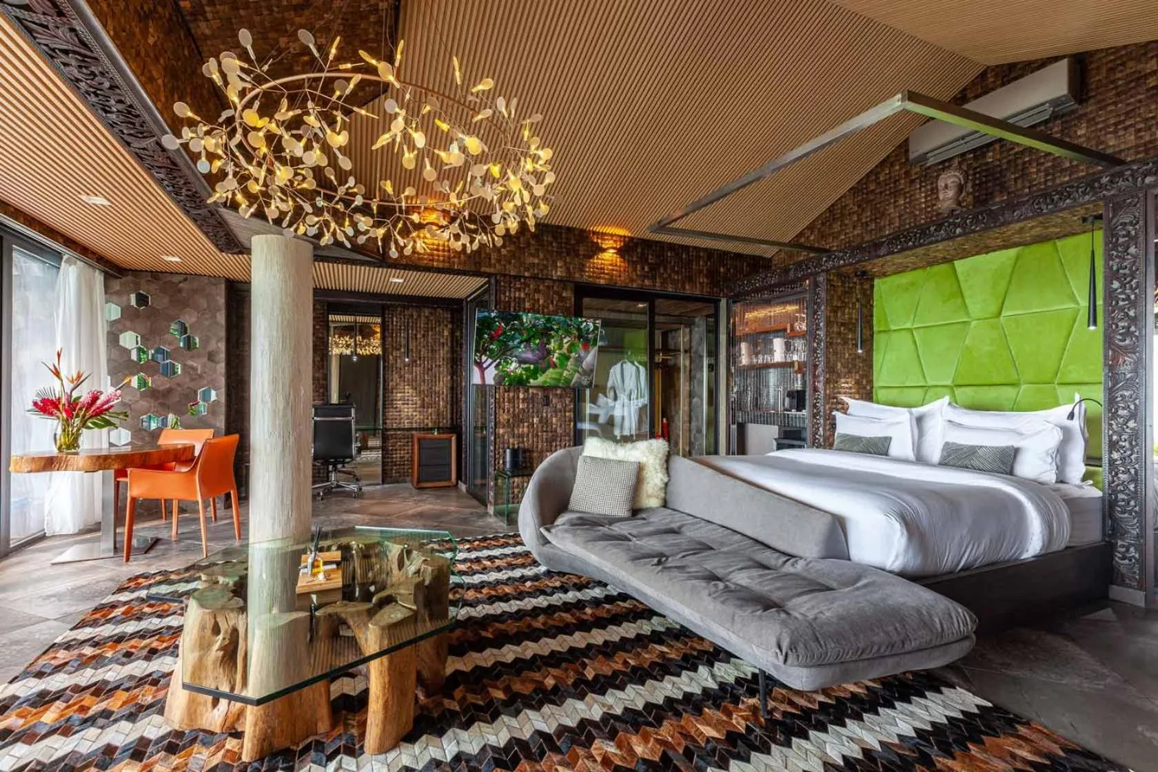 Bed in Makanda by The Sea Hotel Adults Only