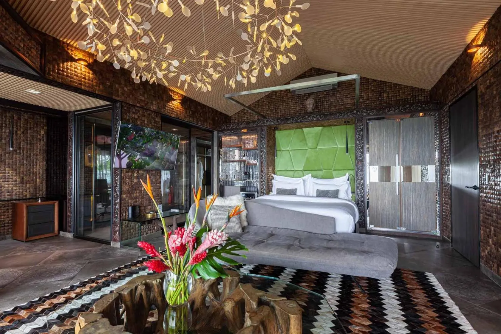 Bed in Makanda by The Sea Hotel Adults Only