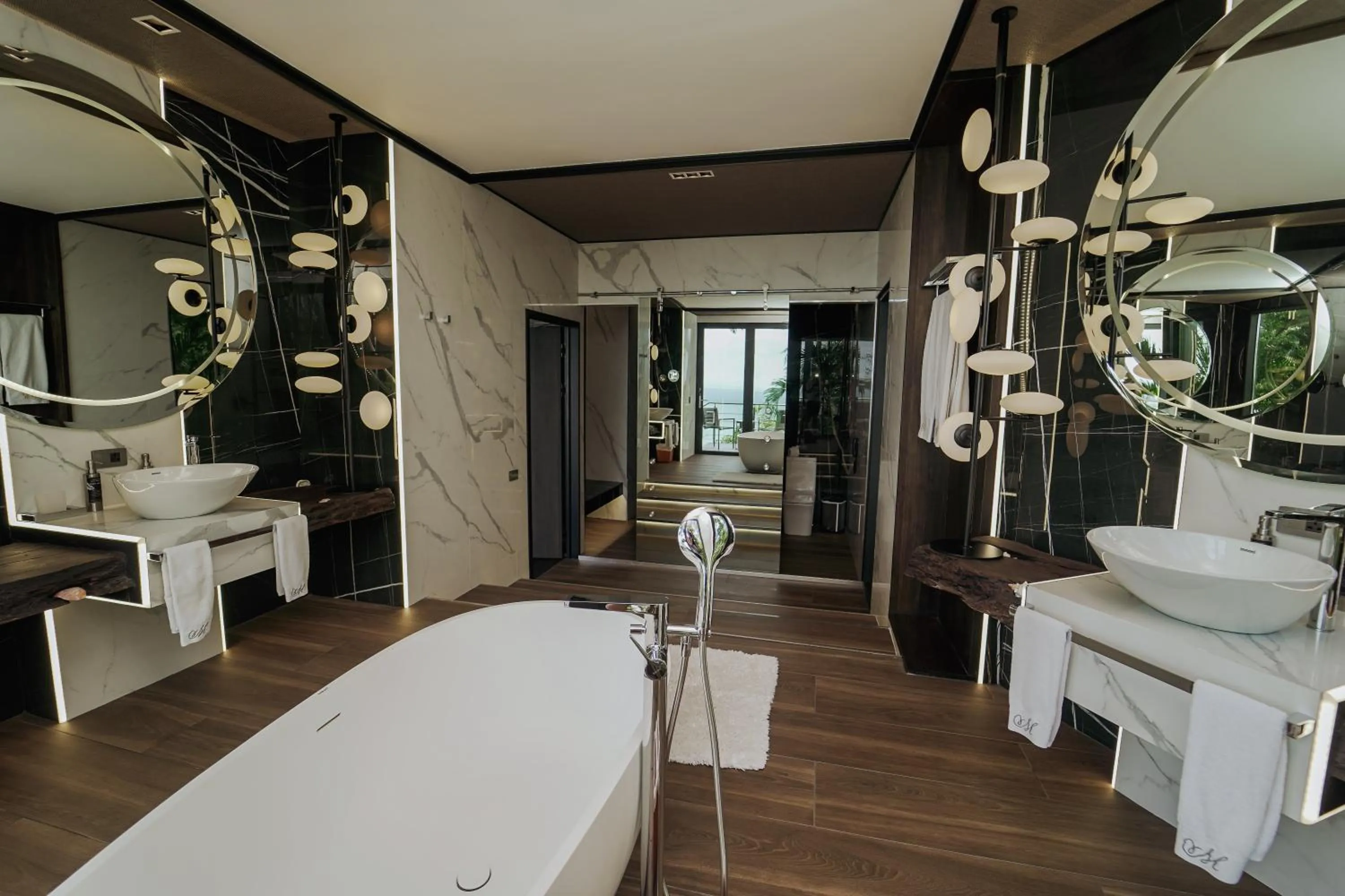 Bathroom in Makanda by The Sea Hotel Adults Only