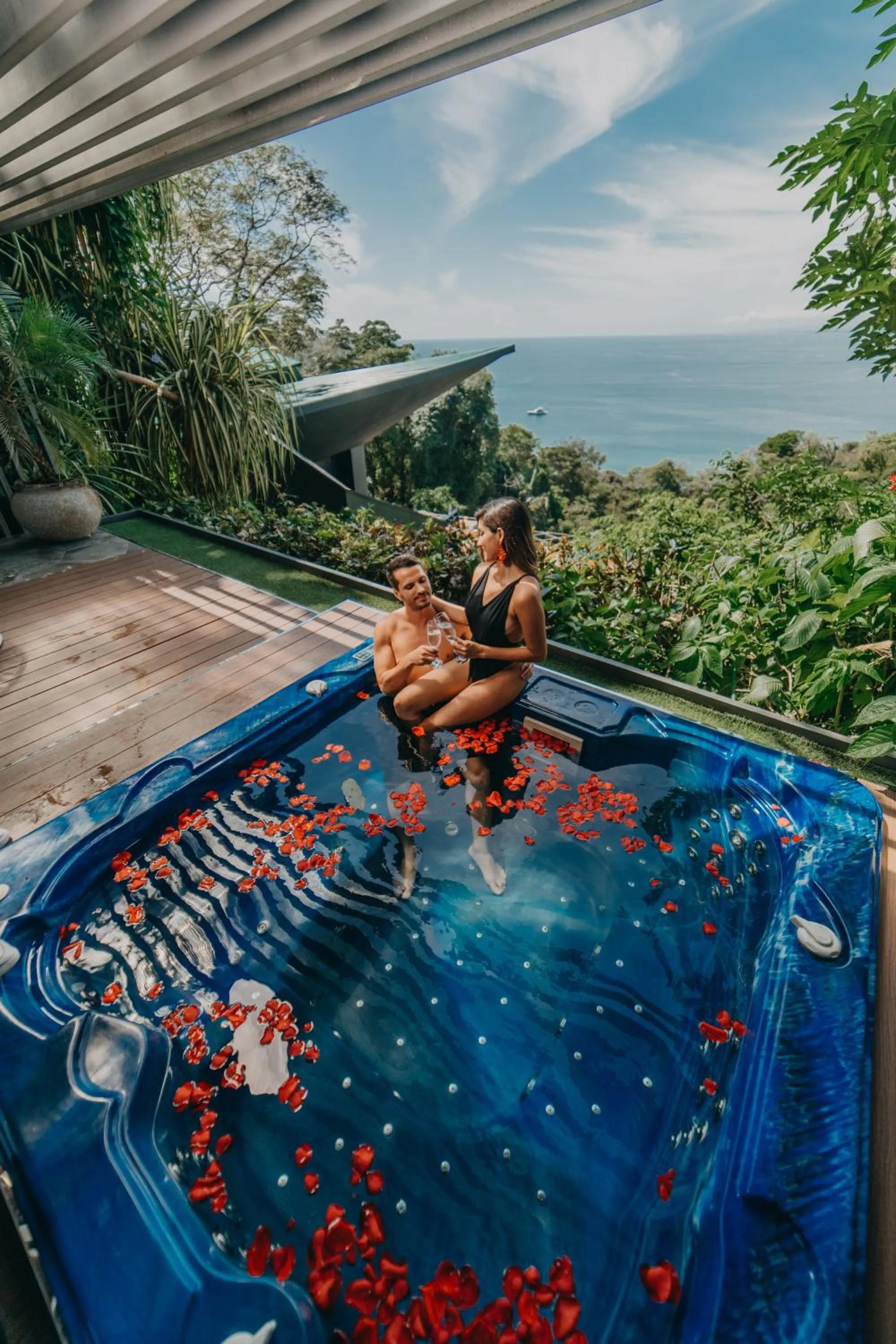 Hot Tub in Makanda by The Sea Hotel Adults Only