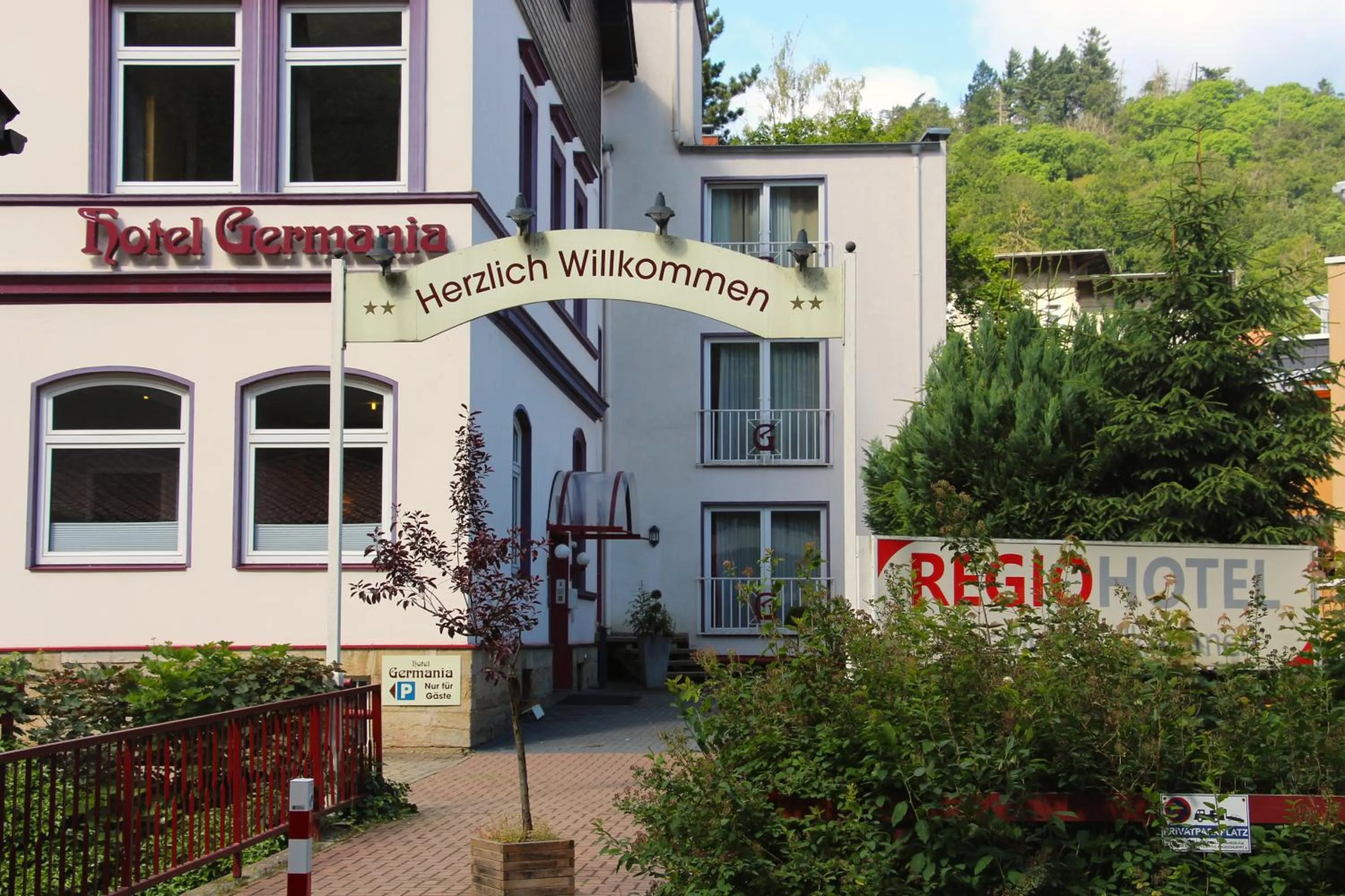 Property building in REGIOHOTEL Germania am Kurpark Bad Harzburg