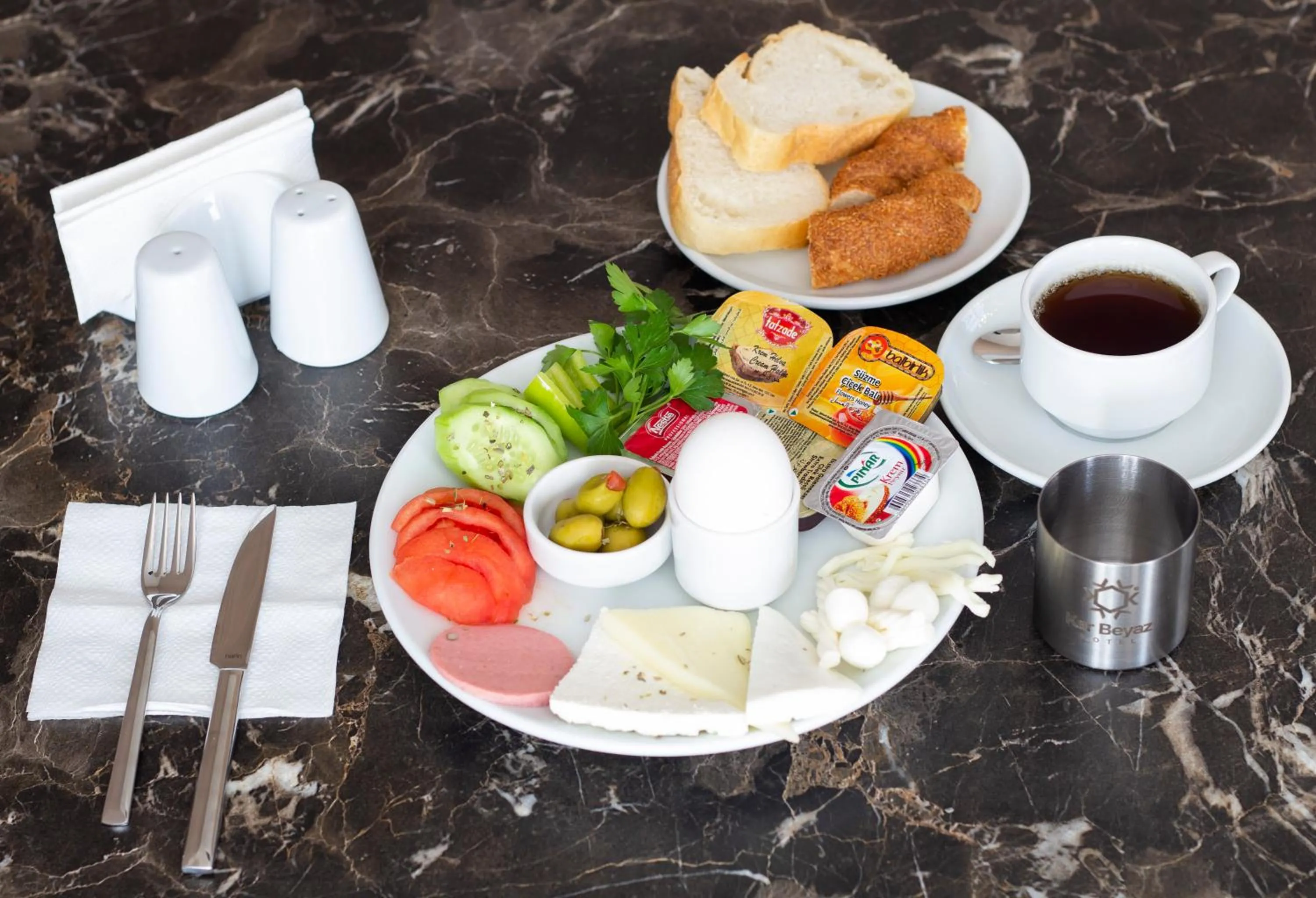 Breakfast in KAR BEYAZ HOTEL BURSA