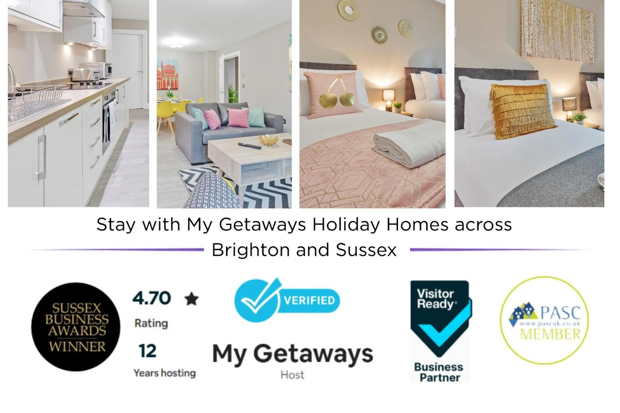 Certificate/Award in Ocean Walk - By My Getaways - Free Parking