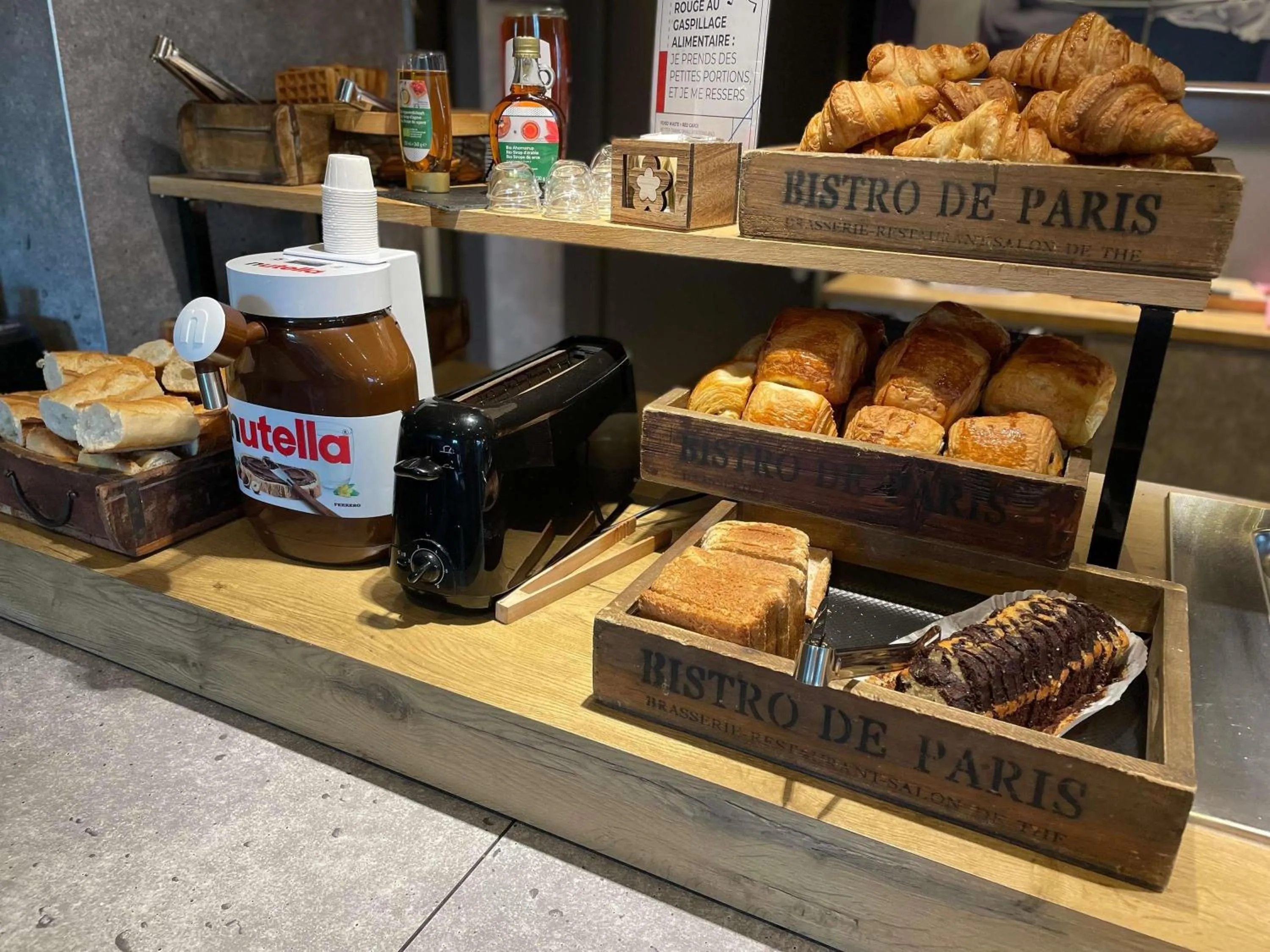 Breakfast in ibis budget Cabourg Dives sur Mer