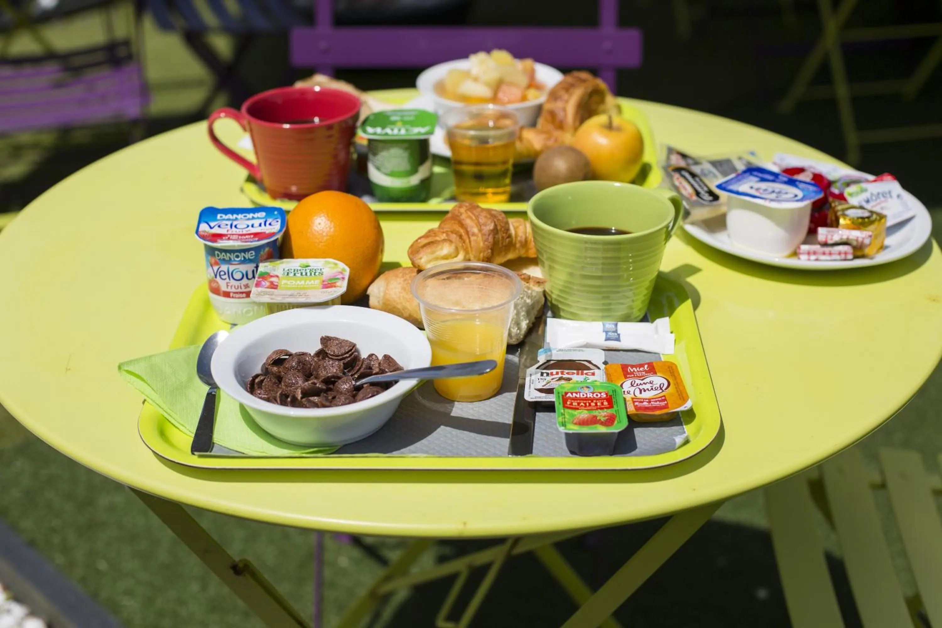 Patio in ibis budget Cabourg Dives sur Mer