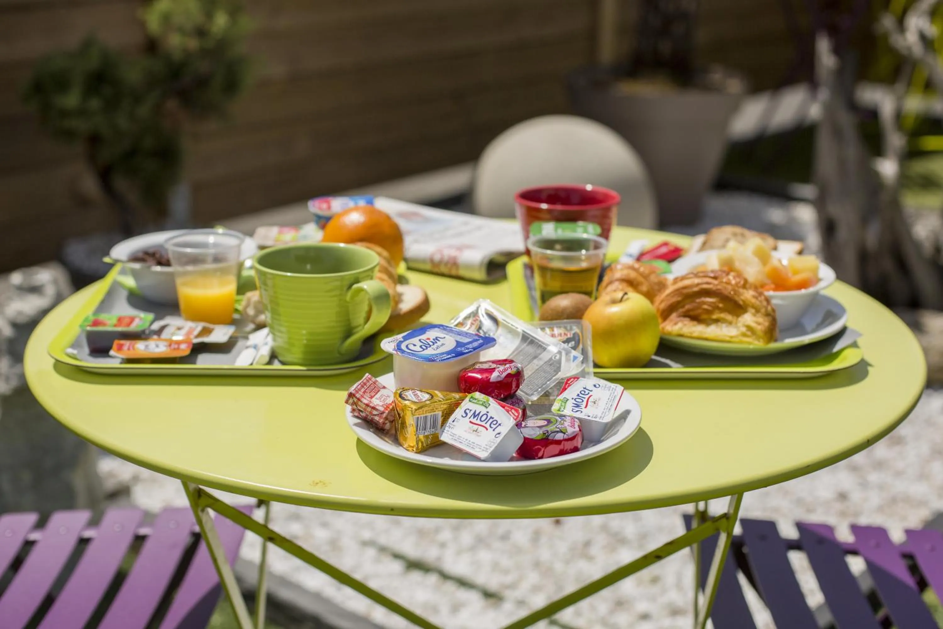 Patio in ibis budget Cabourg Dives sur Mer