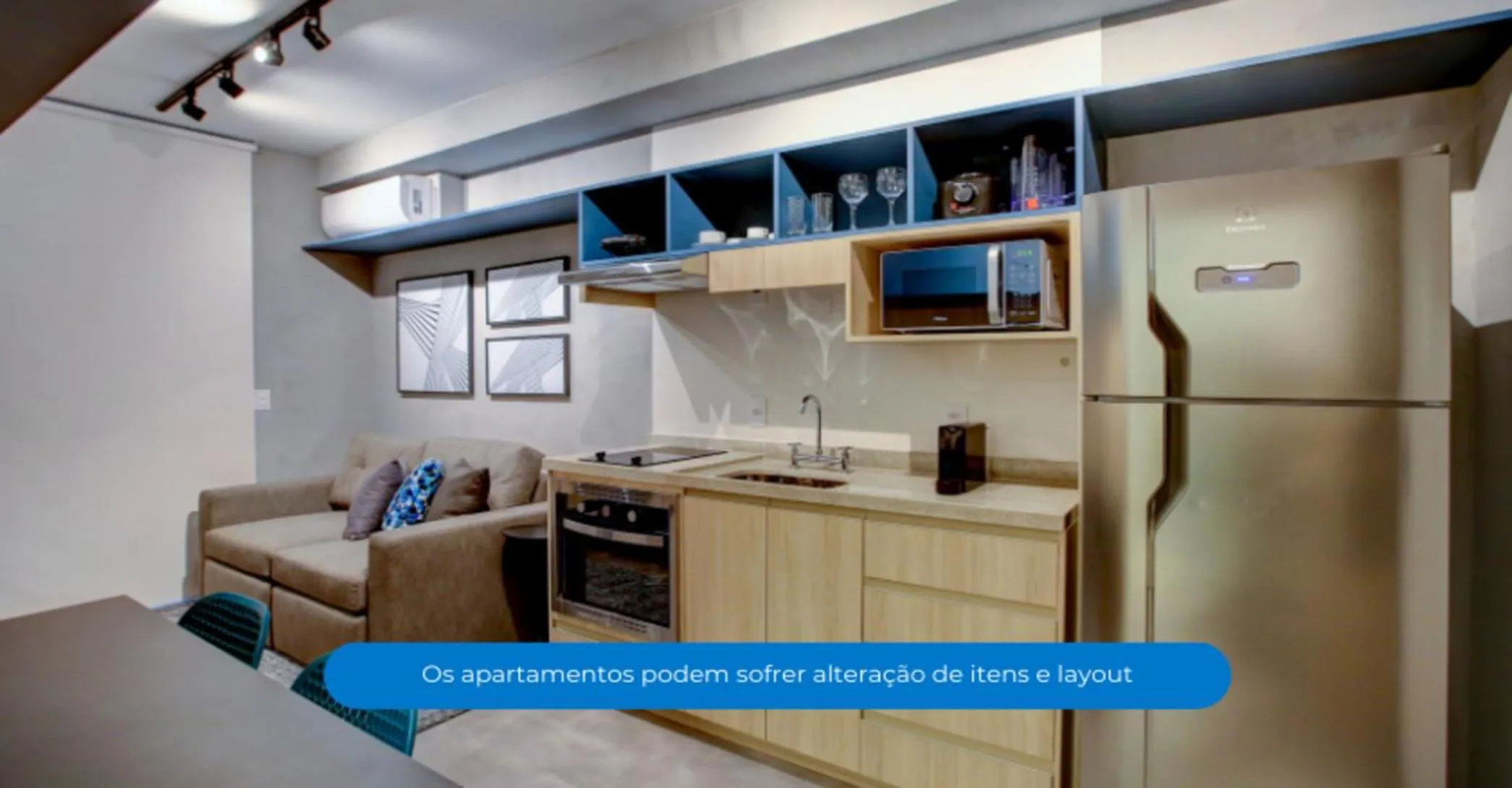 Kitchen or kitchenette in Roomo Vila Mariana Residencial