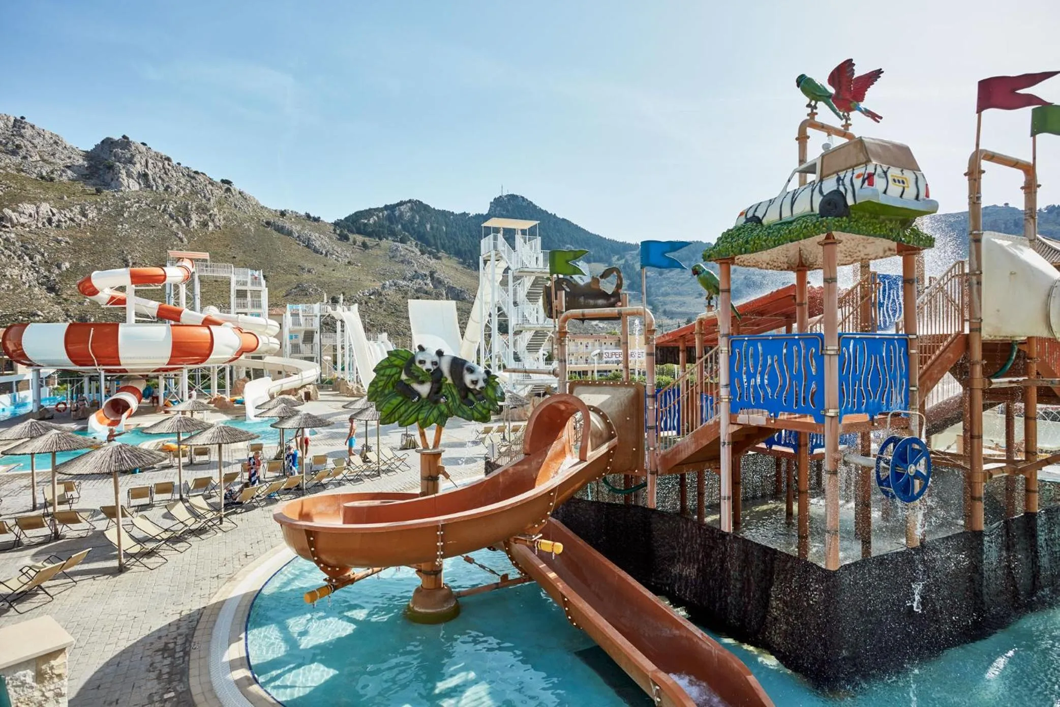Aqua park in Atlantica Aegean Blue