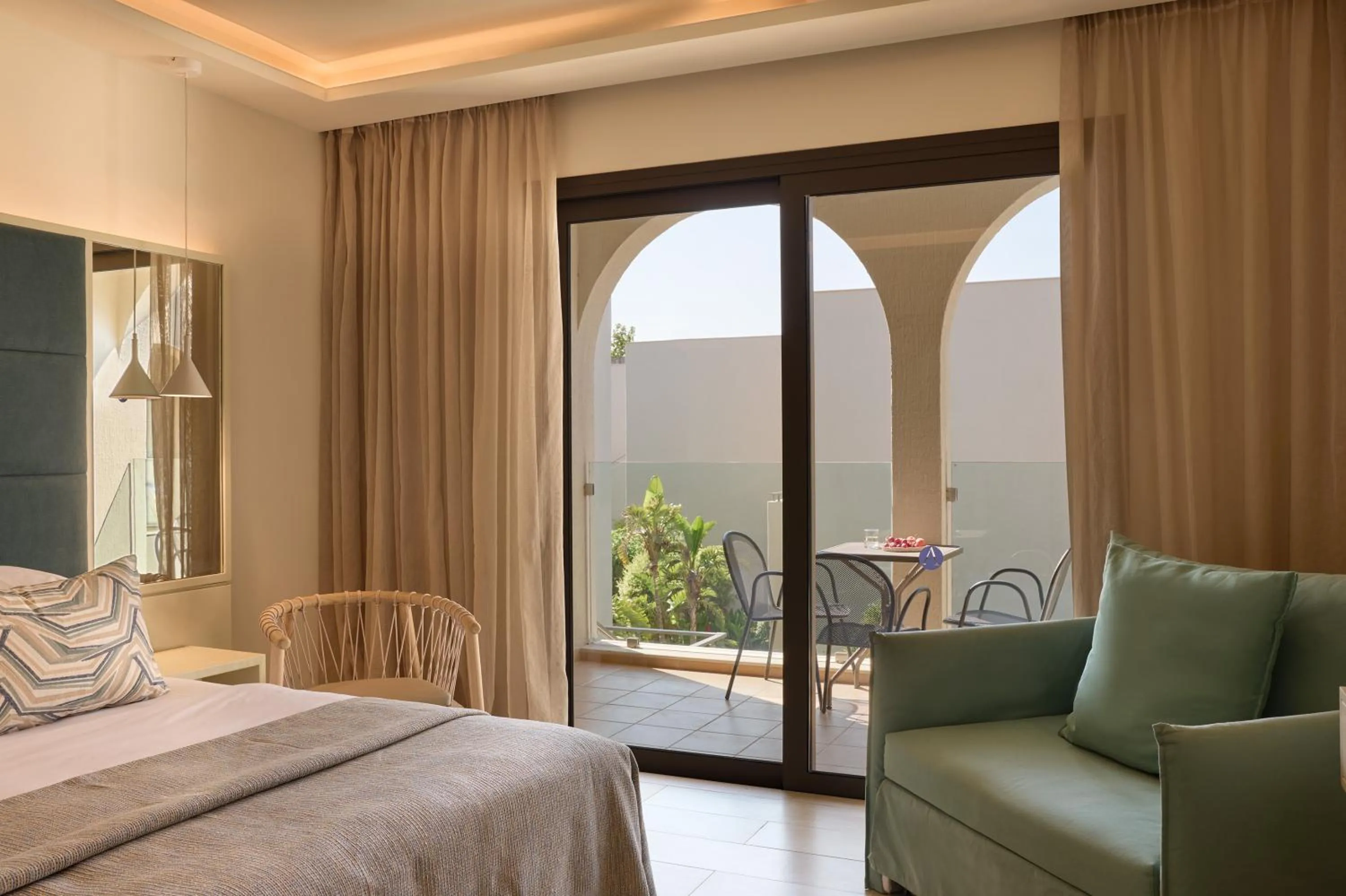 View (from property/room), Bed in Atlantica Aegean Blue