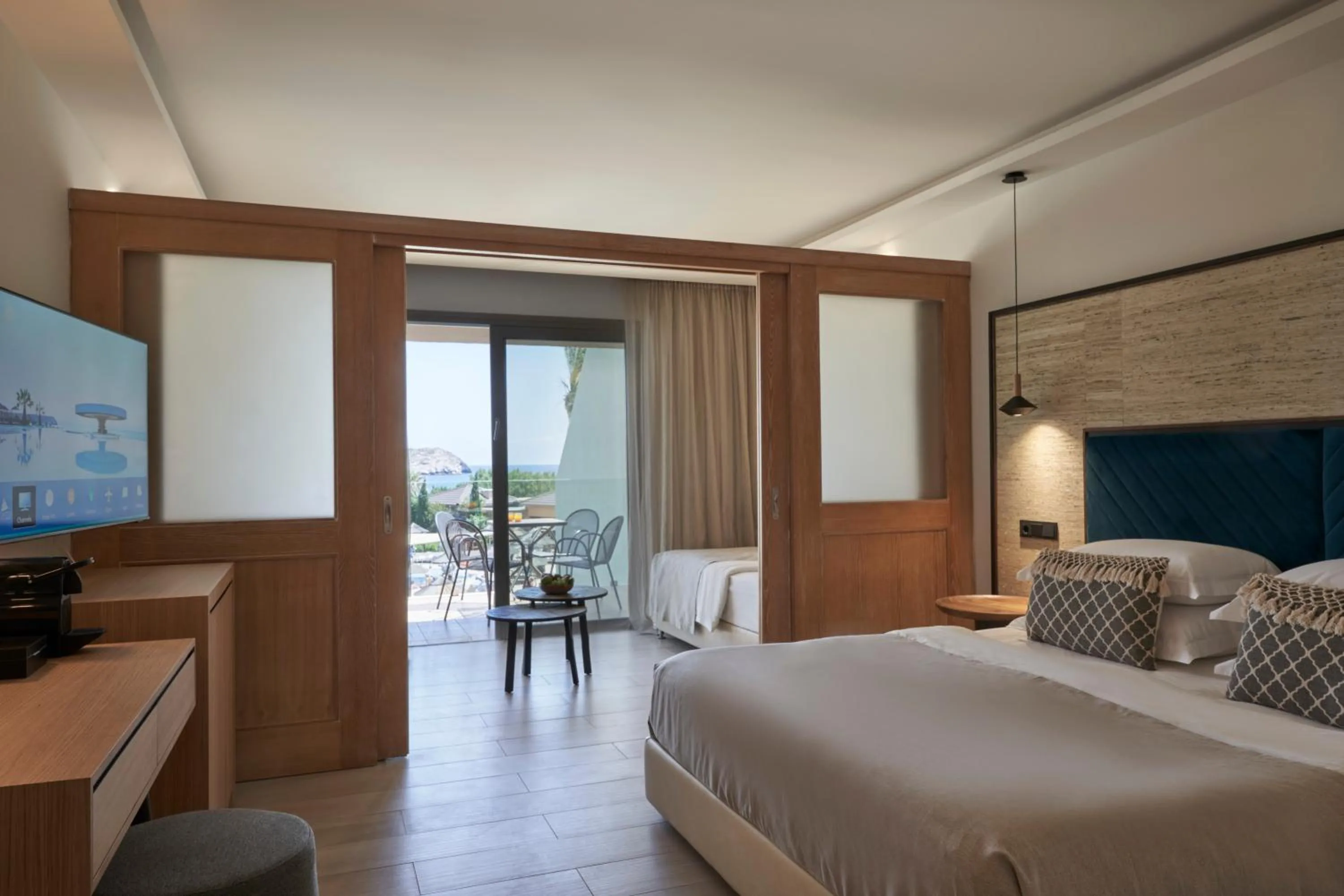 Bedroom, Bed in Atlantica Aegean Blue