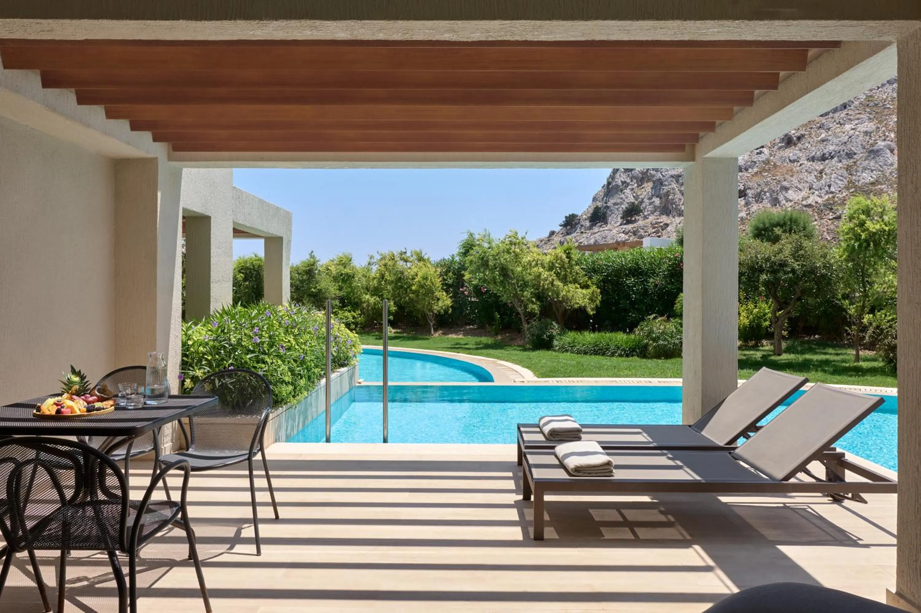 Patio in Atlantica Aegean Blue