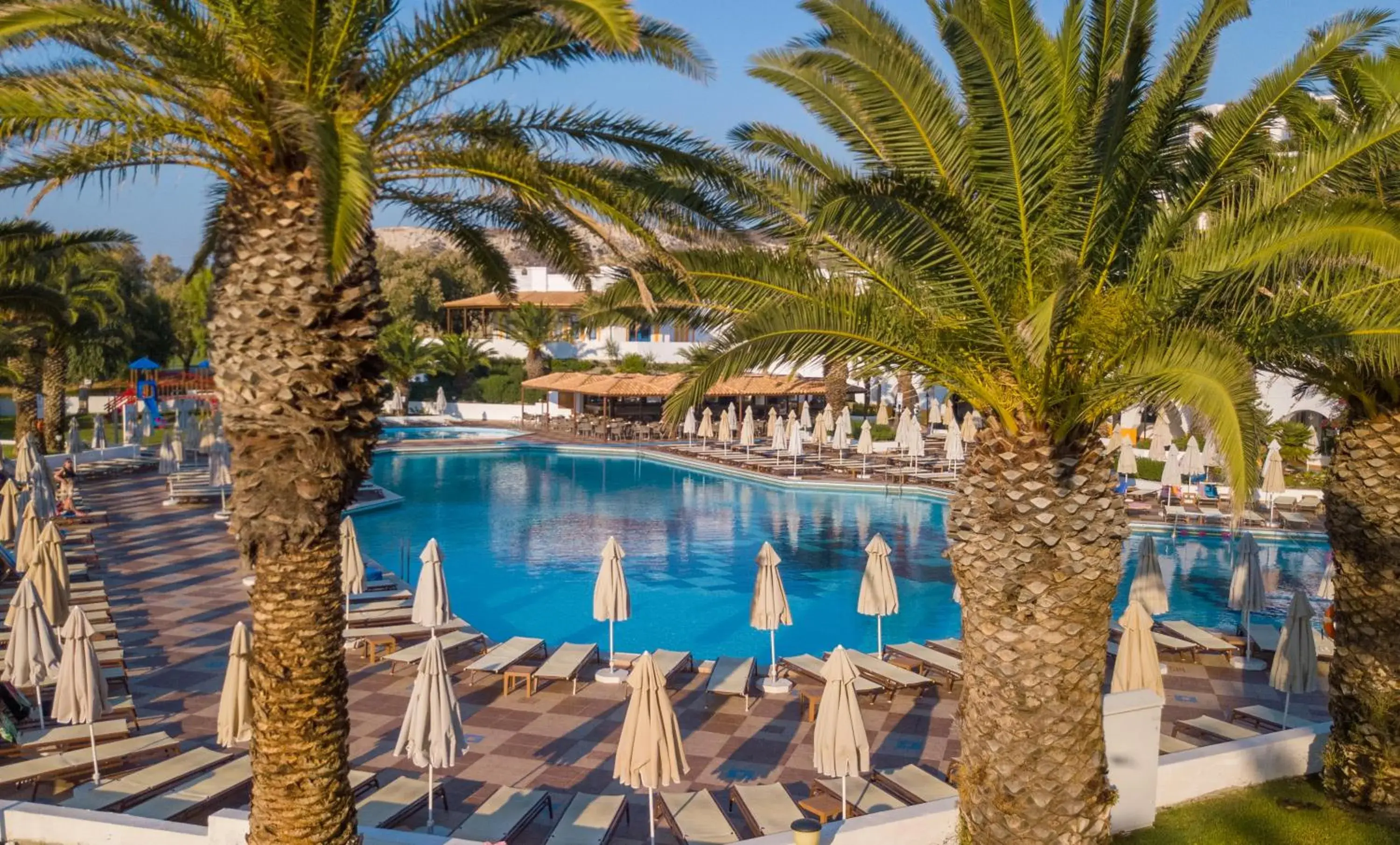 Swimming pool in Lagas Aegean Village Swimming pool in Lagas Aegean Village